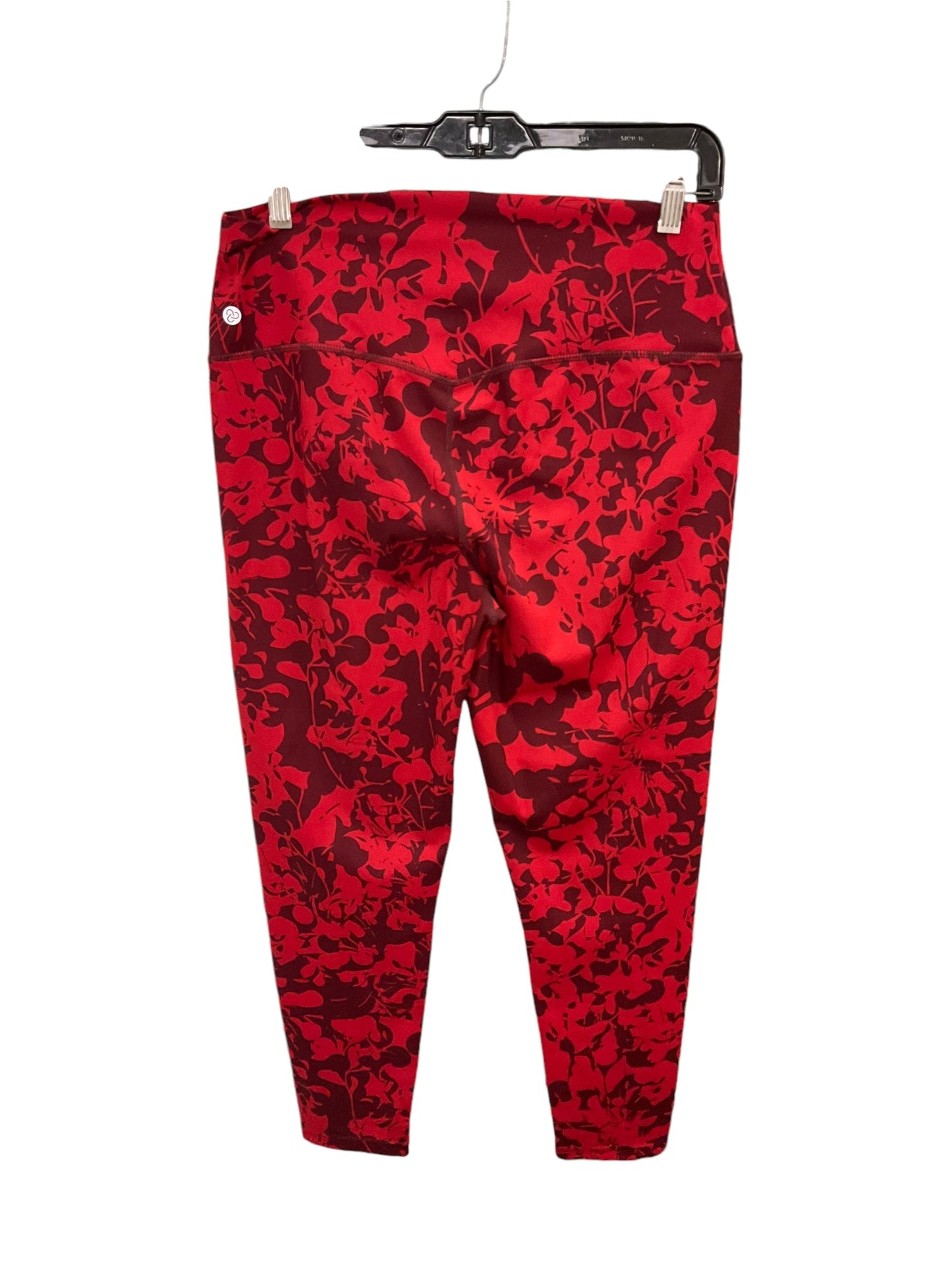 Athletic Capris By Zella In Red, Size: L