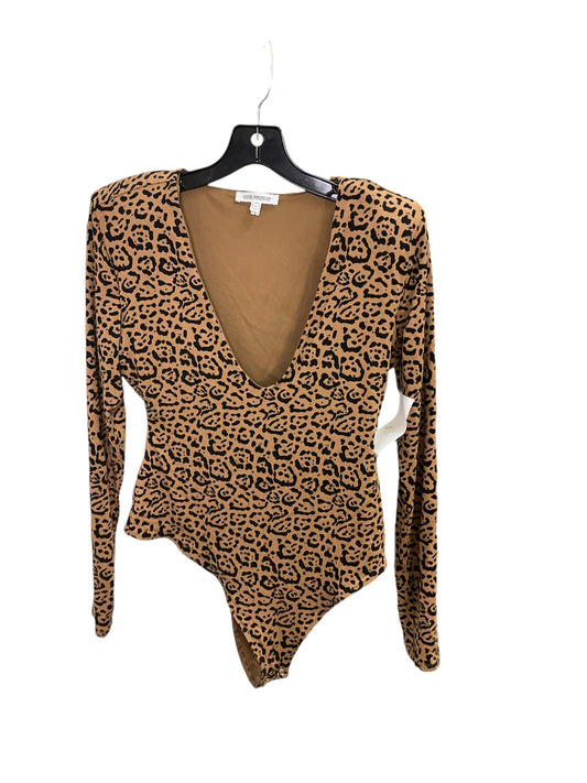 Bodysuit By Good American In Animal Print, Size: L