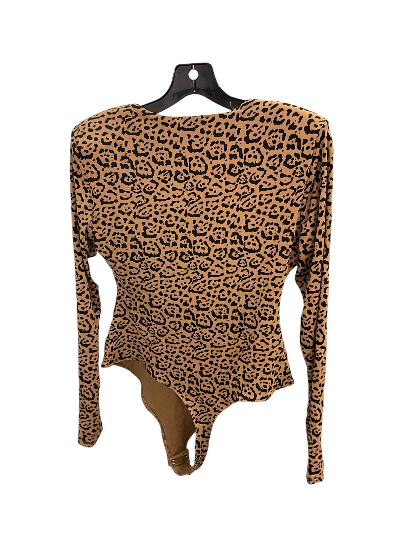 Bodysuit By Good American In Animal Print, Size: L