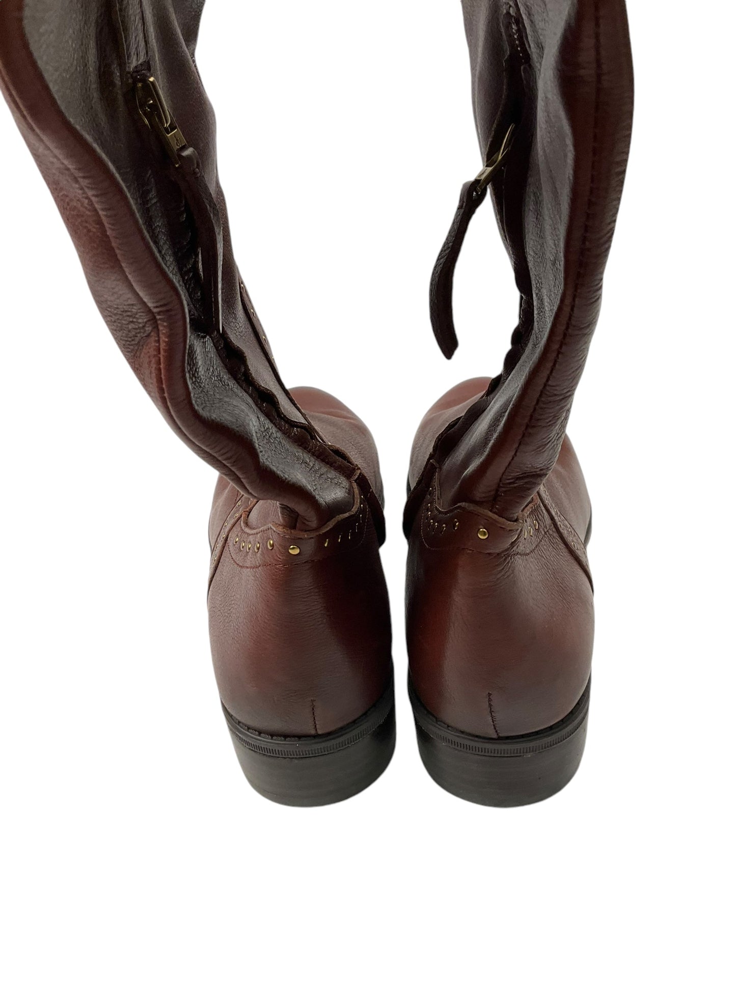 Boots Designer By Sam Edelman In Wine, Size: 9