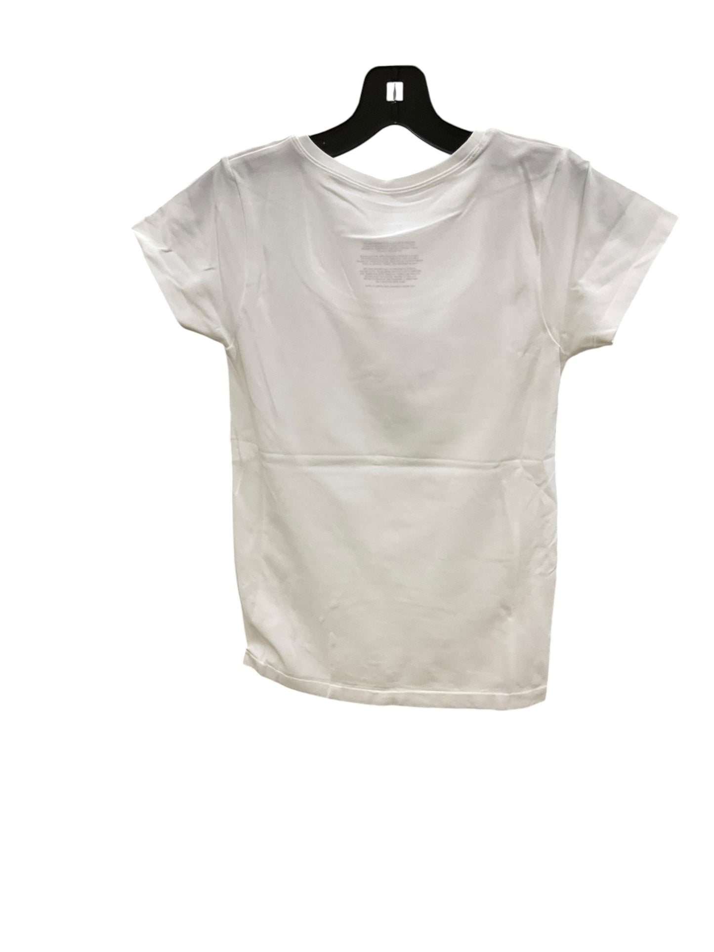 Top Short Sleeve Basic By White House Black Market In White, Size: M