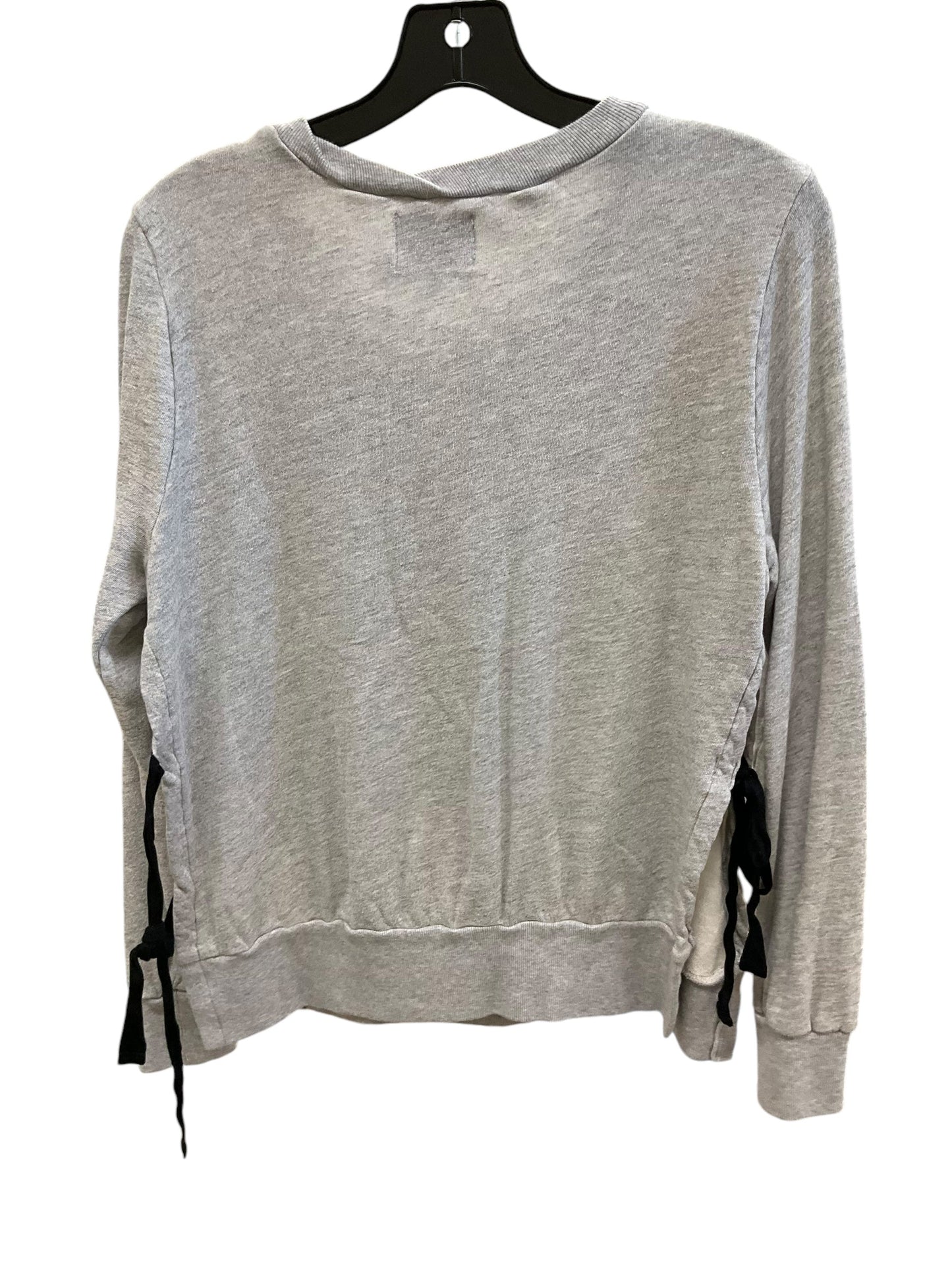 Top Long Sleeve By Nordstrom In Grey, Size: S