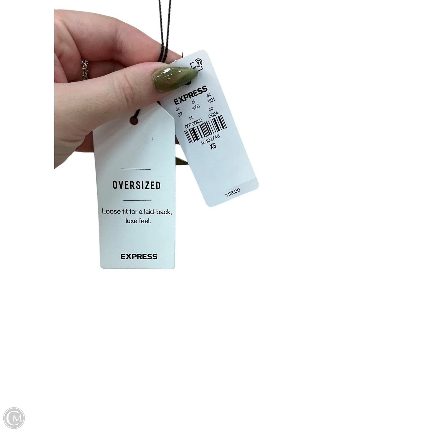 Jacket Shirt By Express In Cream, Size: Xs