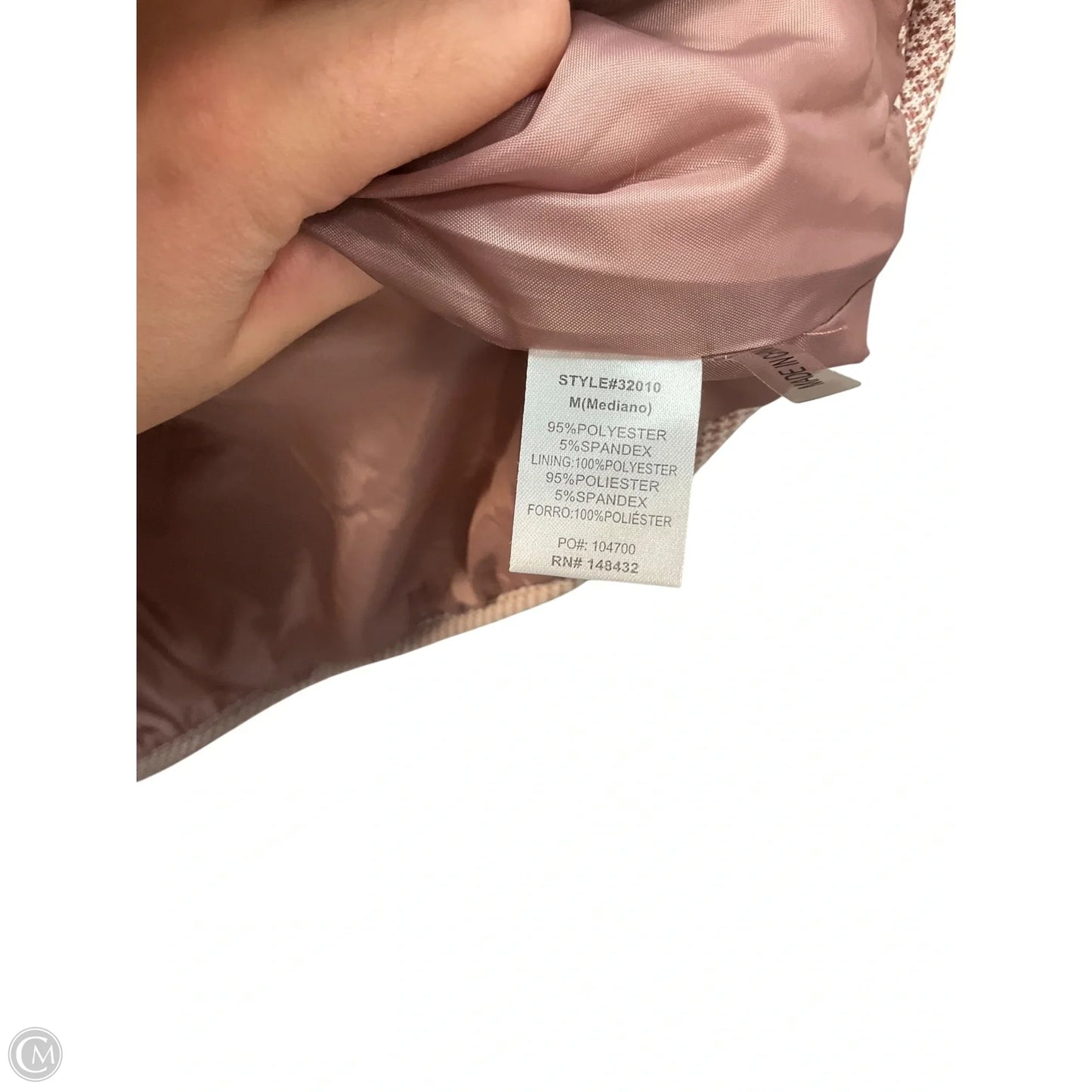 Vest Other By Staccato In Mauve, Size: M