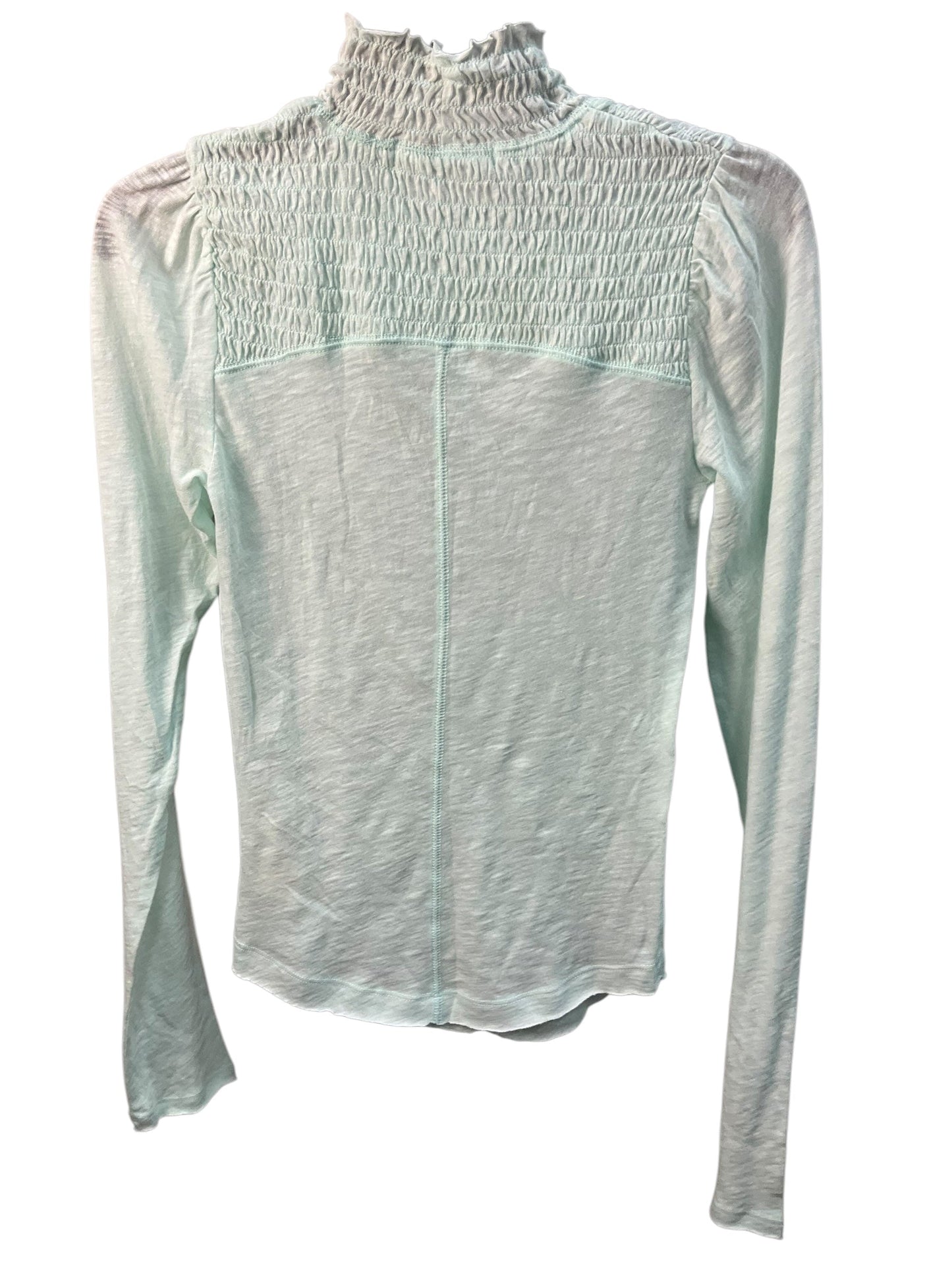 Top Long Sleeve By Free People In Green, Size: S