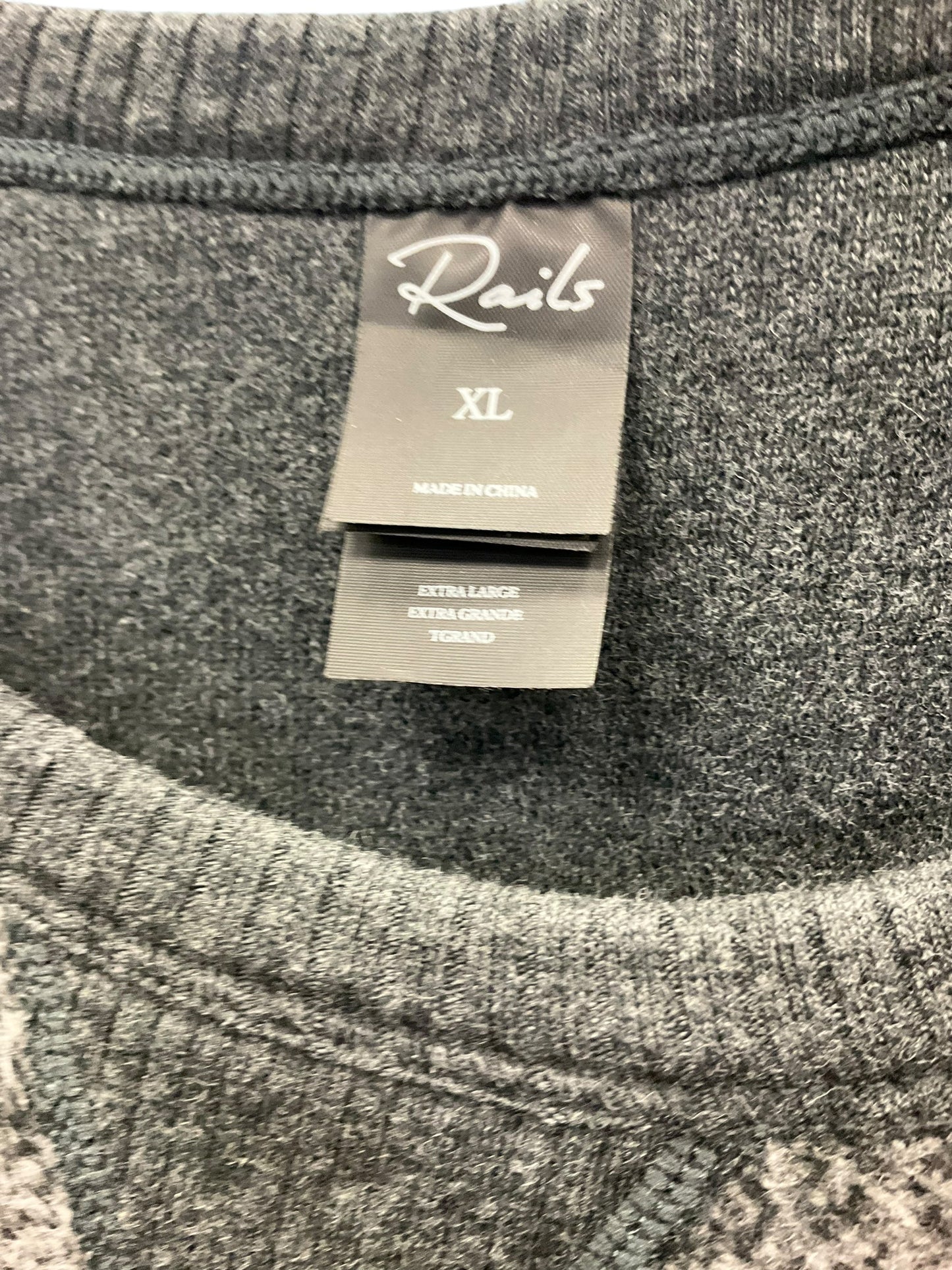 Sweater By Rails In Grey, Size: Xl