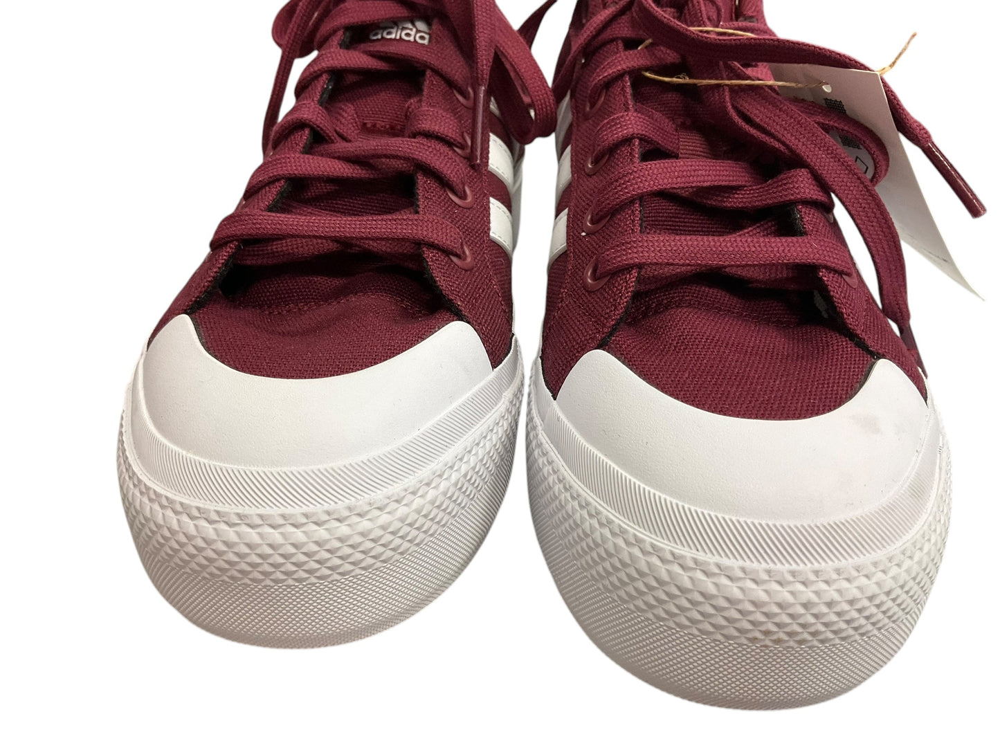 Shoes Sneakers By Adidas In Maroon, Size: 8