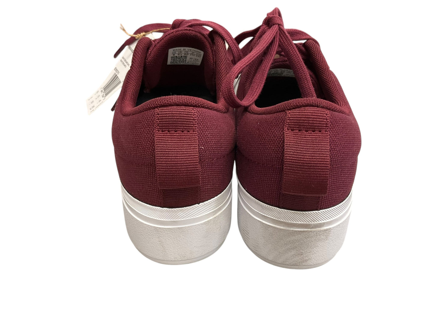 Shoes Sneakers By Adidas In Maroon, Size: 8