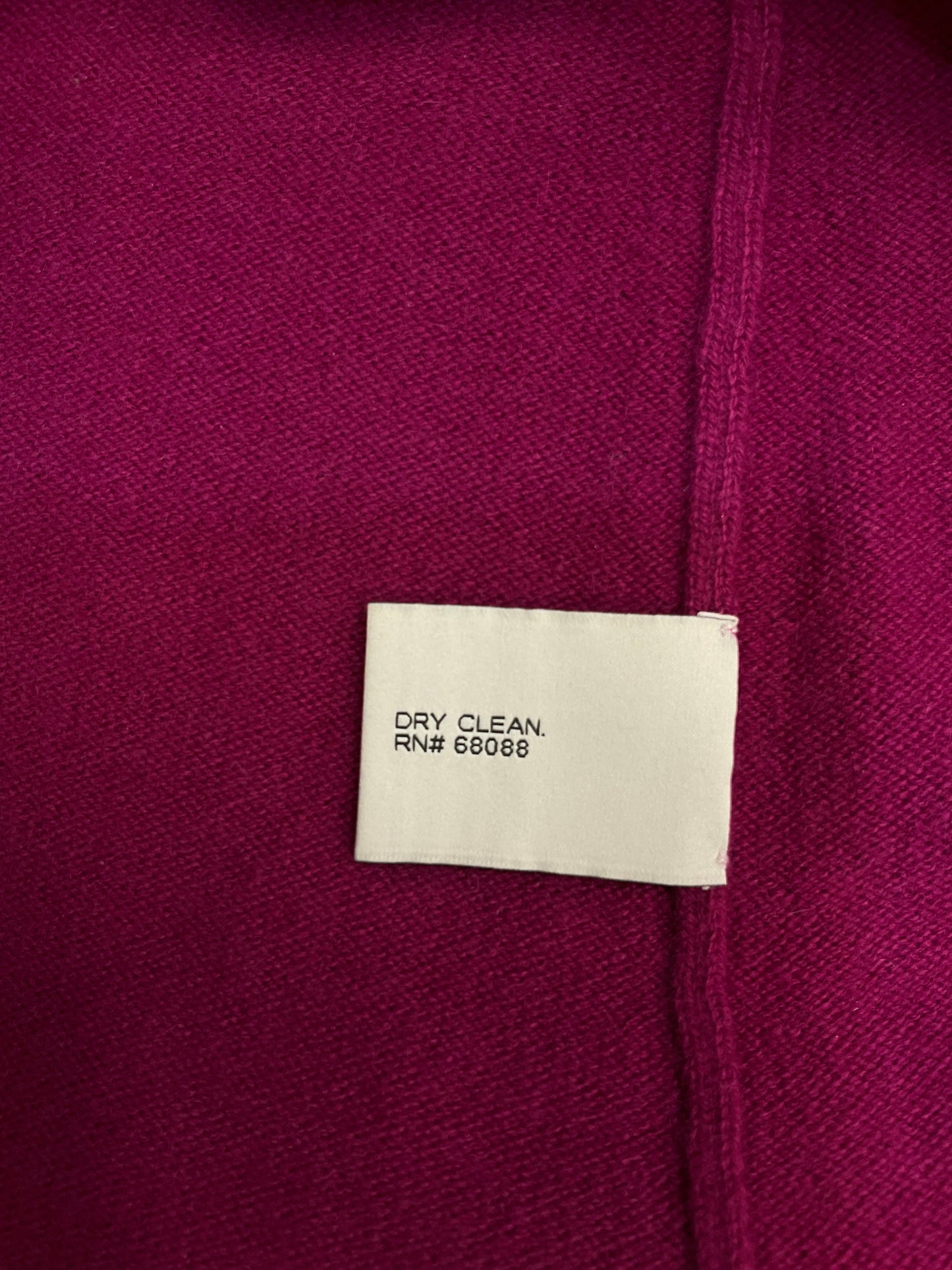 Sweater Cardigan Cashmere By Saks Fifth Avenue In Purple, Size: M