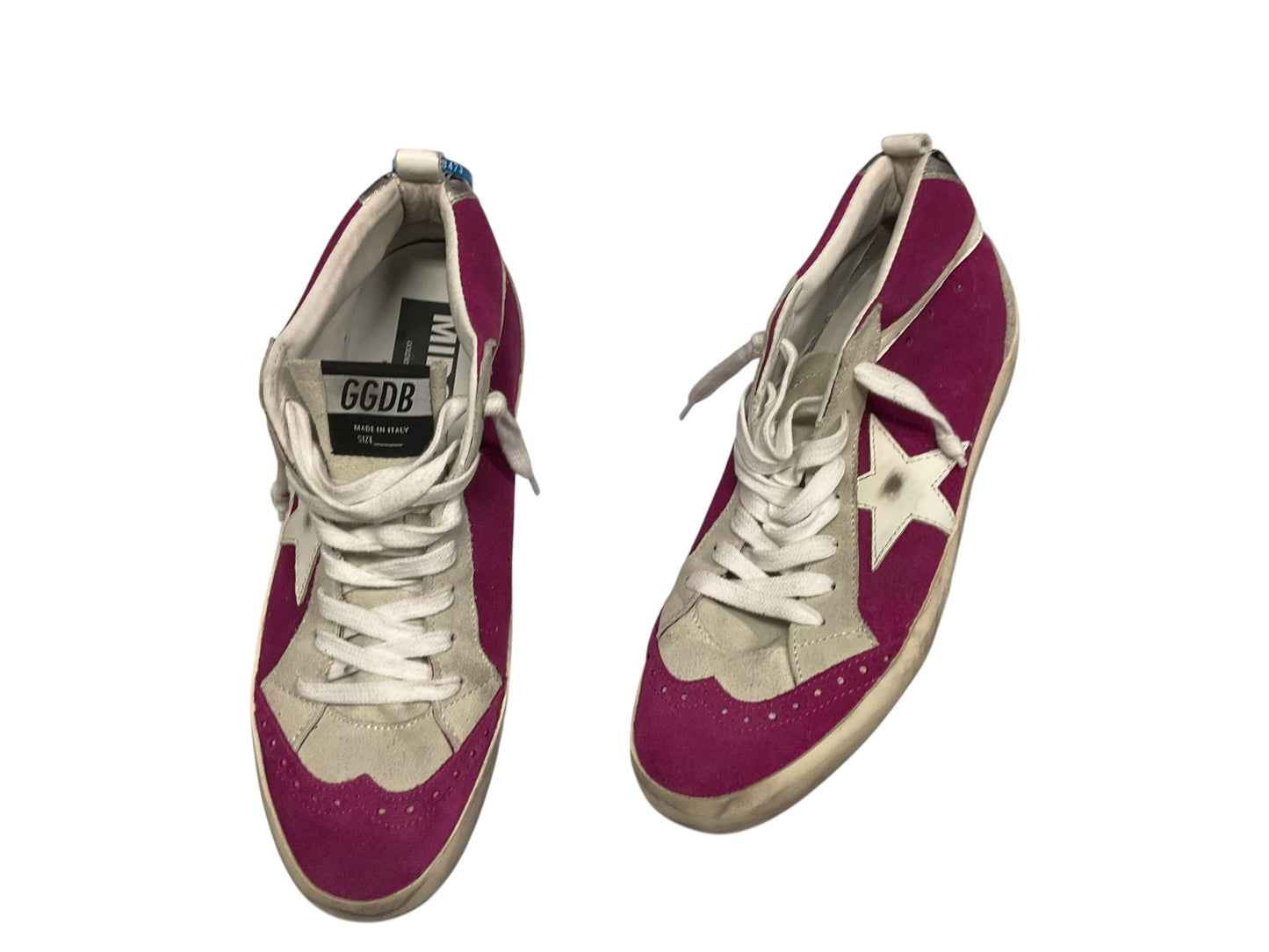 Shoes Luxury Designer By Golden Goose In Purple, Size: 9