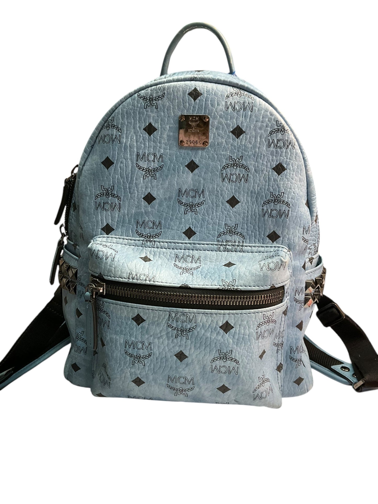 Backpack Luxury Designer By Mcm, Size: Medium