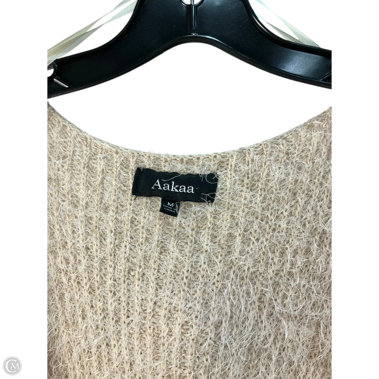 Cardigan By Aakaa In Cream, Size: M
