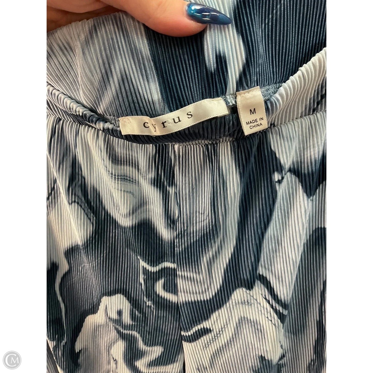 Pants Lounge By Cyrus Knits In Blue, Size: M