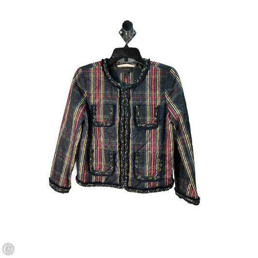 Jacket Other By J. Crew In Plaid Pattern, Size: Xs
