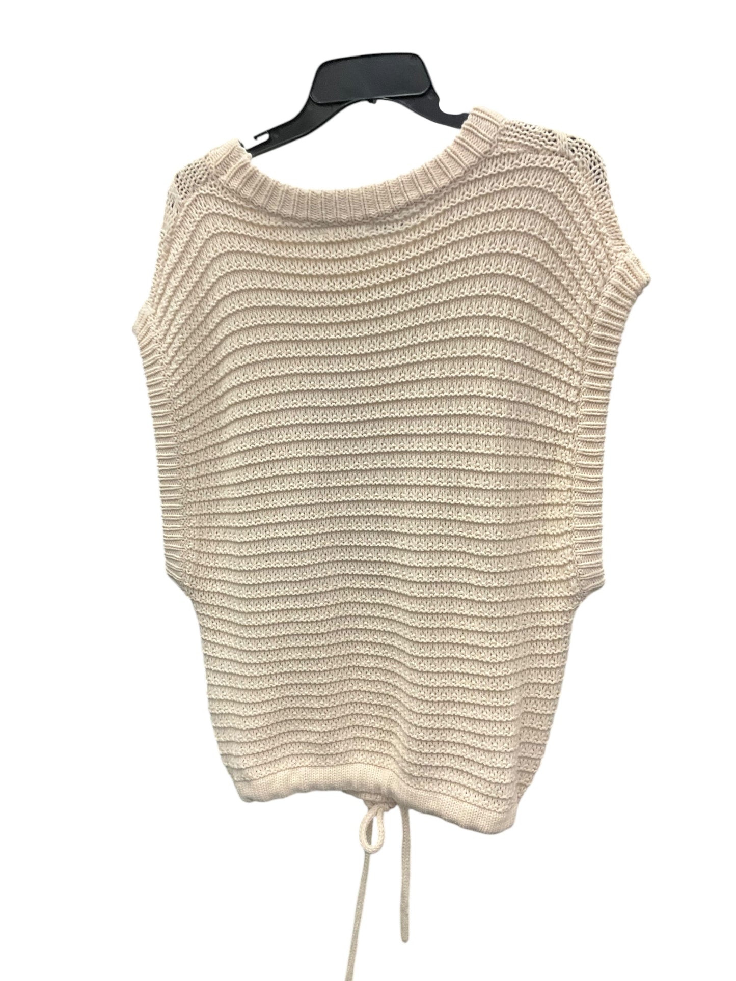 Top Sleeveless By Mystree In Cream, Size: L