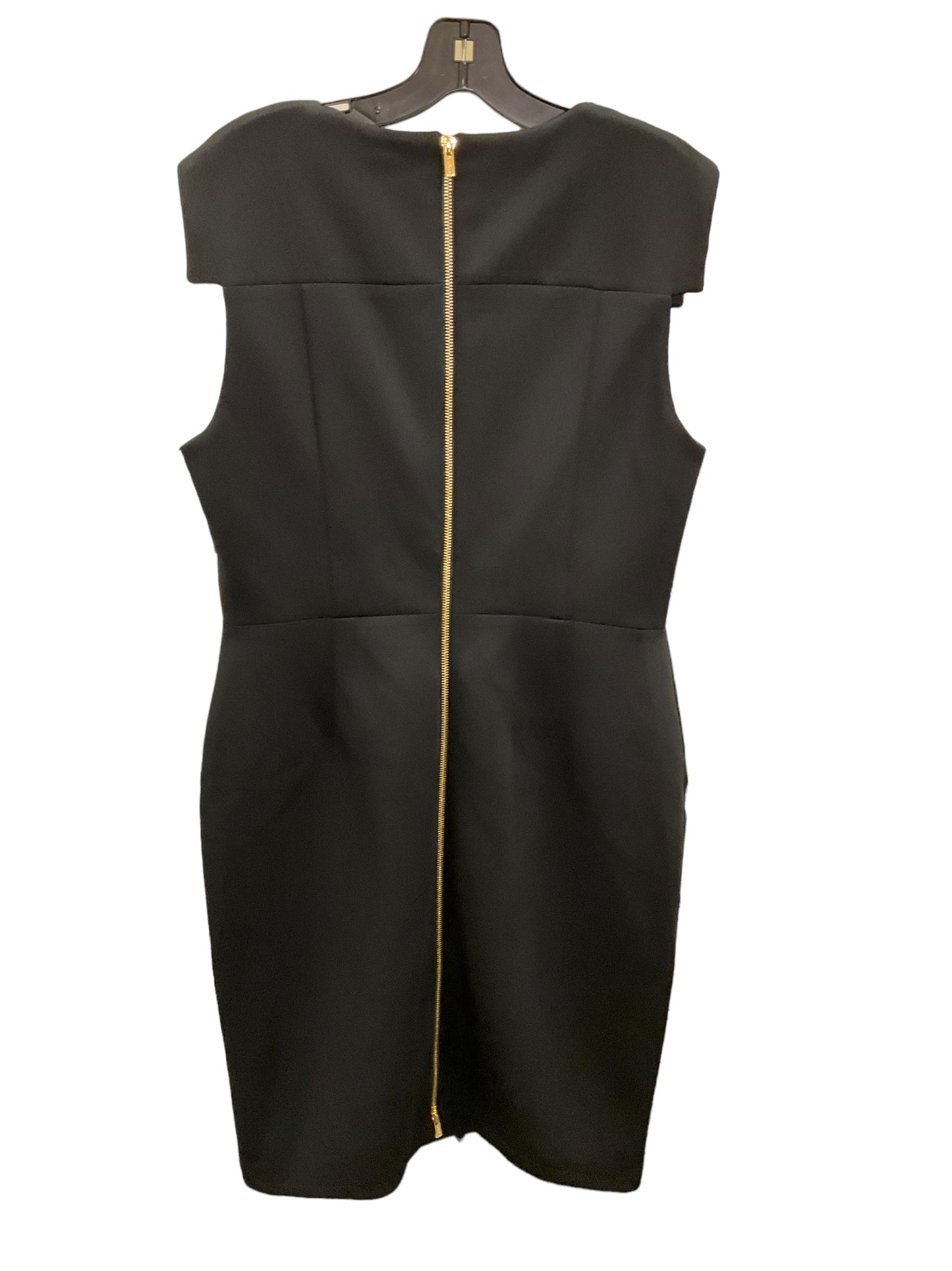 Dress Work By Calvin Klein In Black, Size: L