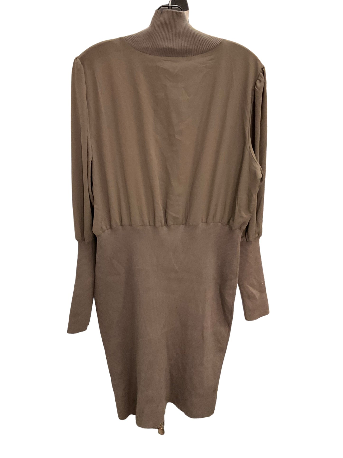 Dress Casual Midi By French Connection In Brown, Size: Xl