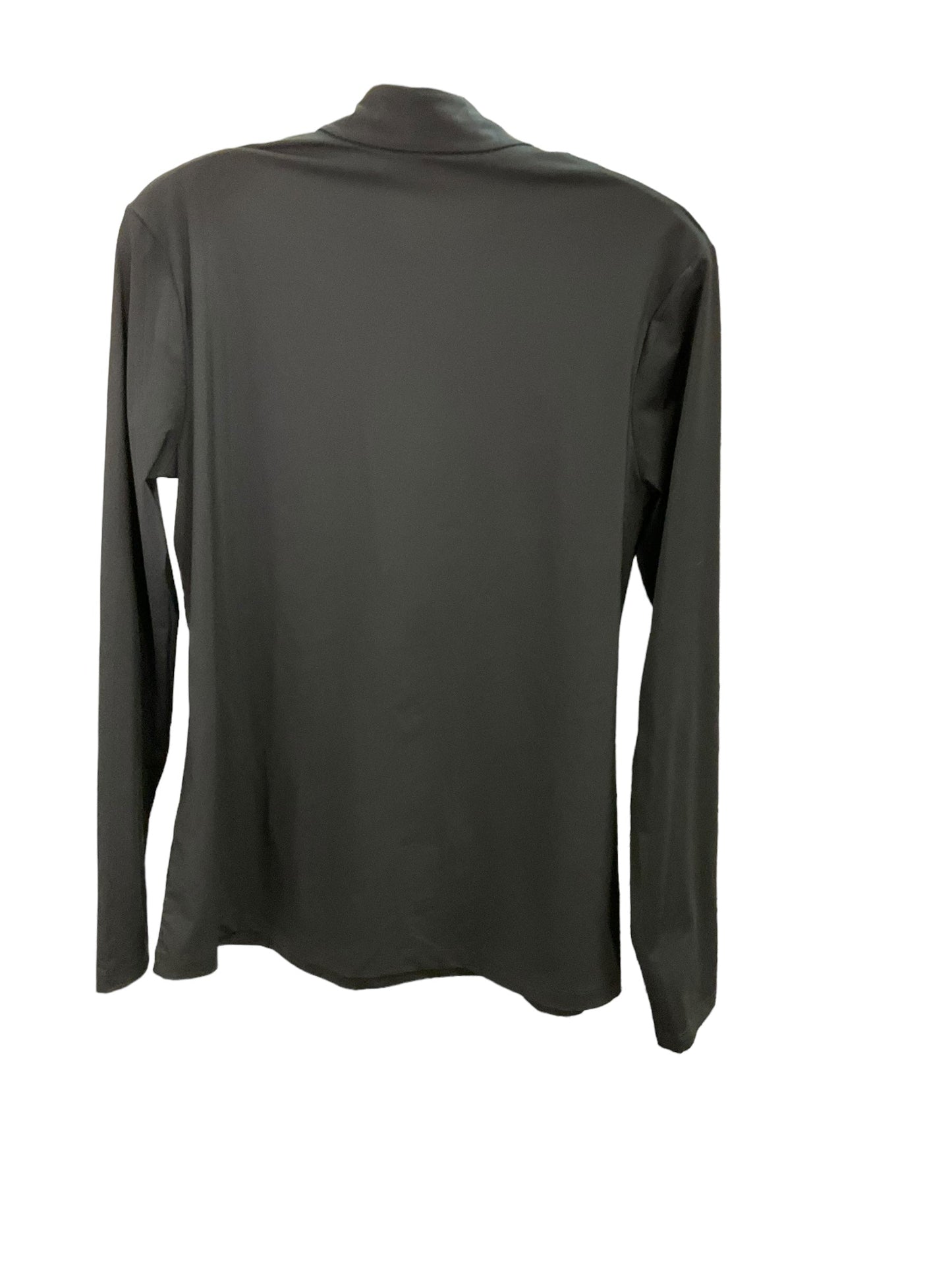 Athletic Top Long Sleeve Crewneck By Nike In Black, Size: M