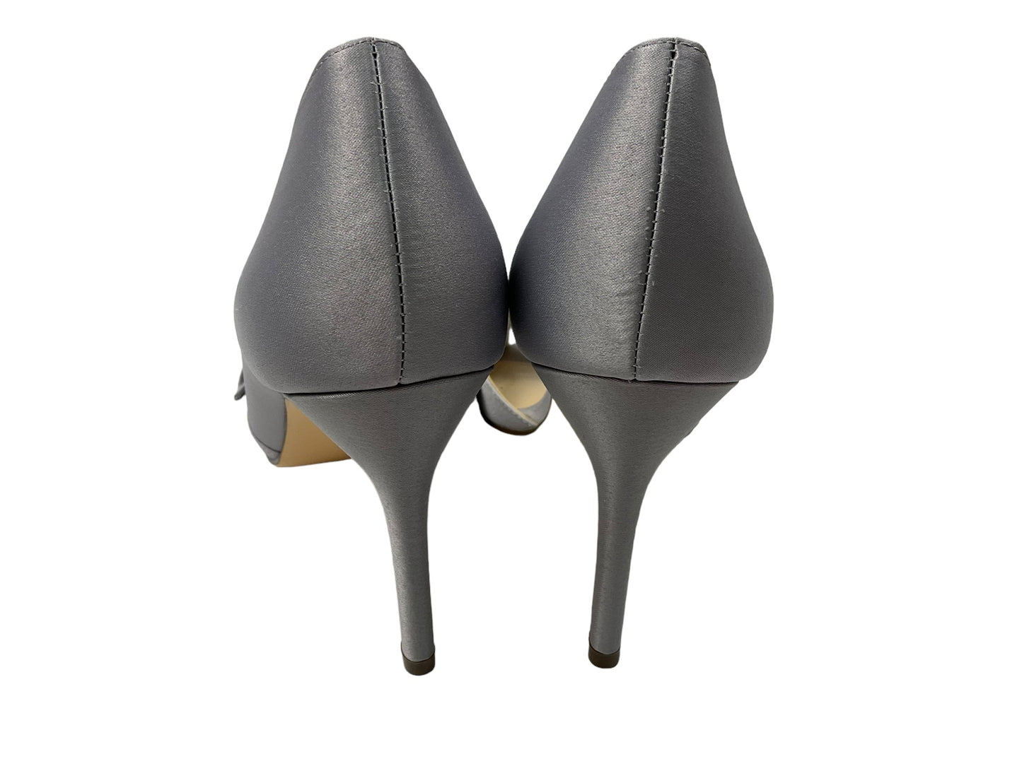 Sandals Heels Stiletto By Nina In Grey, Size: 9