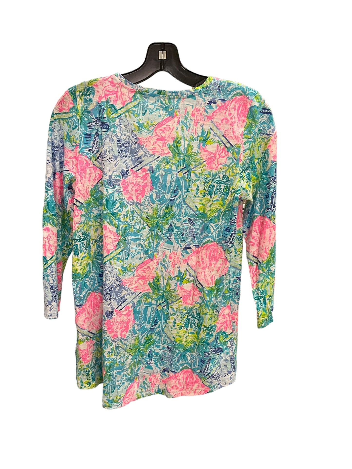 Top 3/4 Sleeve By Lilly Pulitzer In Multi-colored, Size: S