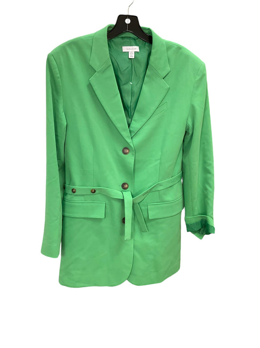 Blazer By Topshop In Green, Size: S