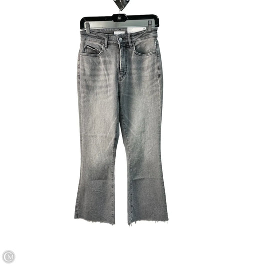 Jeans Cropped By Loft In Grey Denim, Size: 2