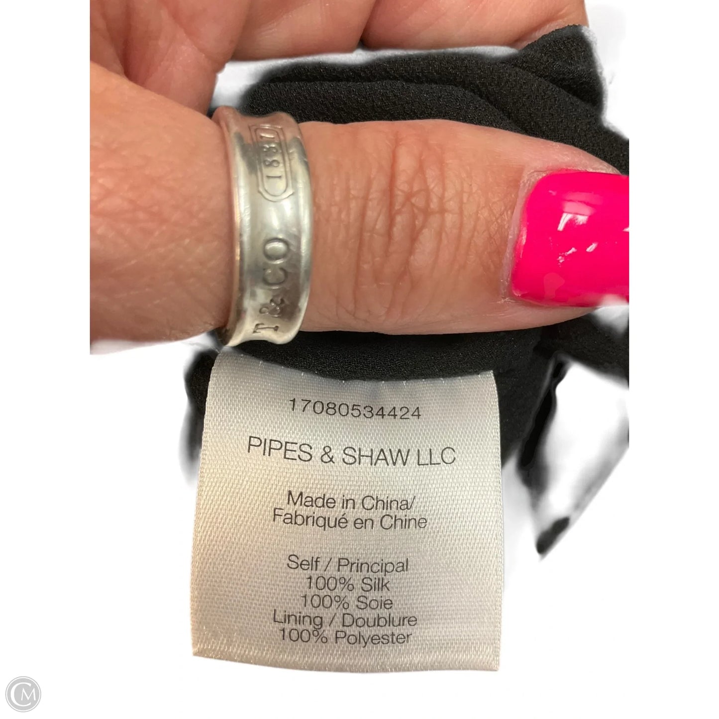 Top Short Sleeve By Veronica Beard In Black, Size: S