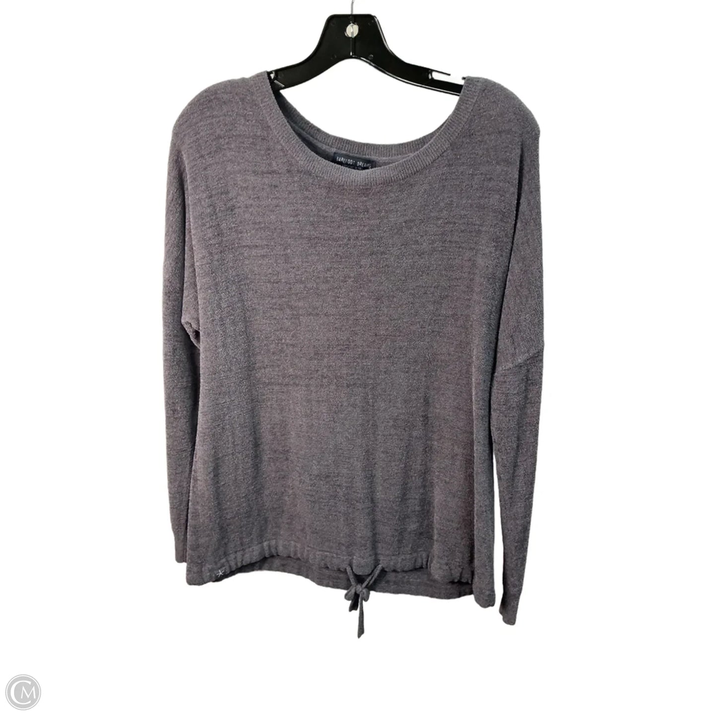 Top Long Sleeve By Barefoot Dreams In Grey, Size: M