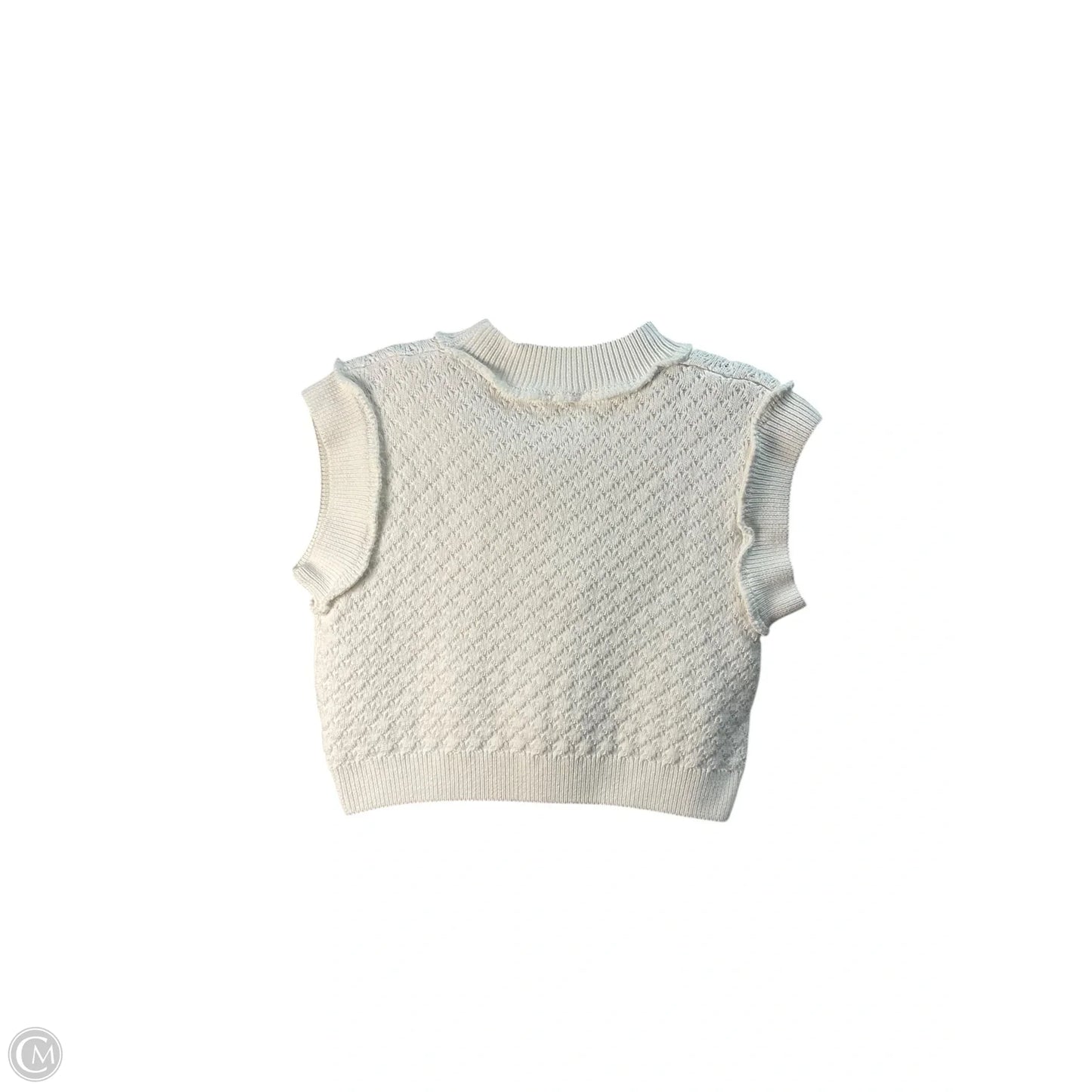 Top Sleeveless By Clothes Mentor In White, Size: S