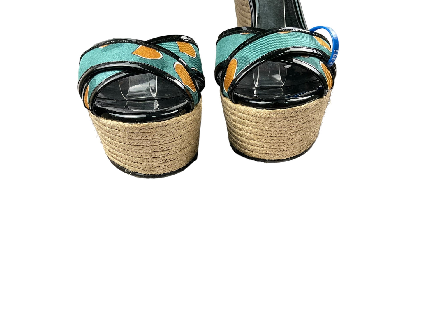 Teal Sandals Luxury Designer Gucci, Size 8.5