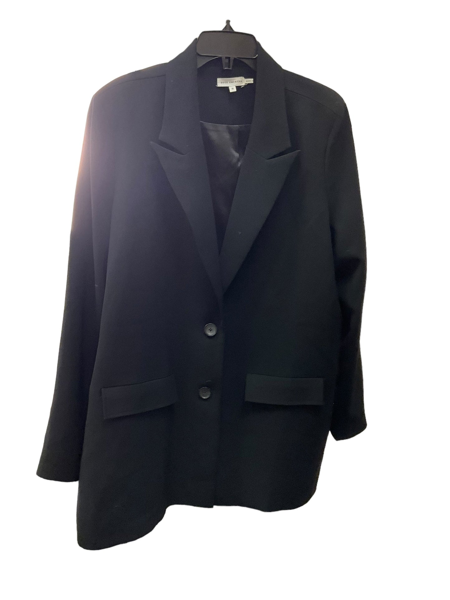 Blazer By Good American In Black, Size: 18