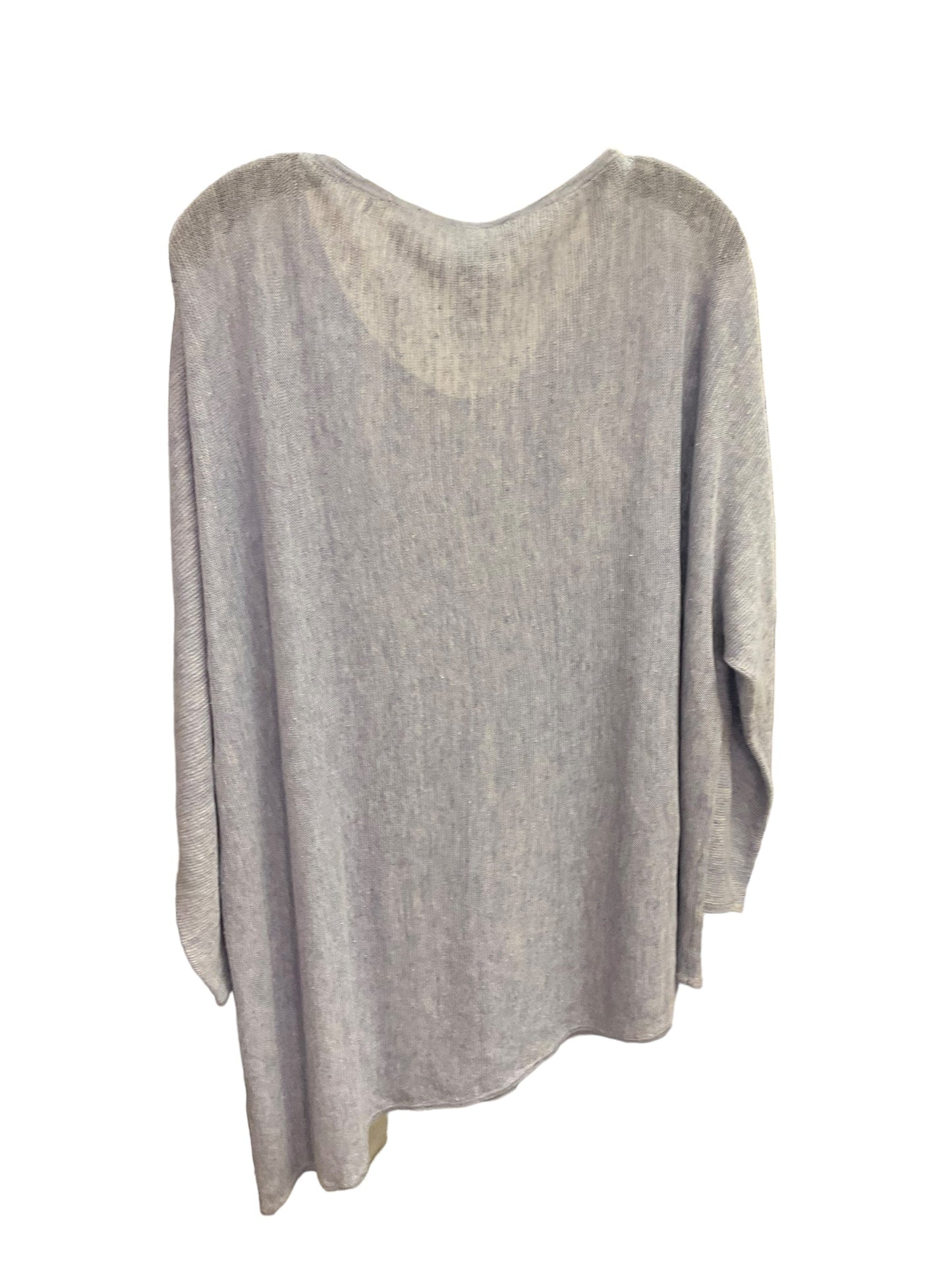 Top Long Sleeve By Eileen Fisher In Blue, Size: 3x