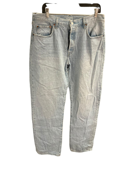 Jeans Straight By Levis In Denim, Size: 12