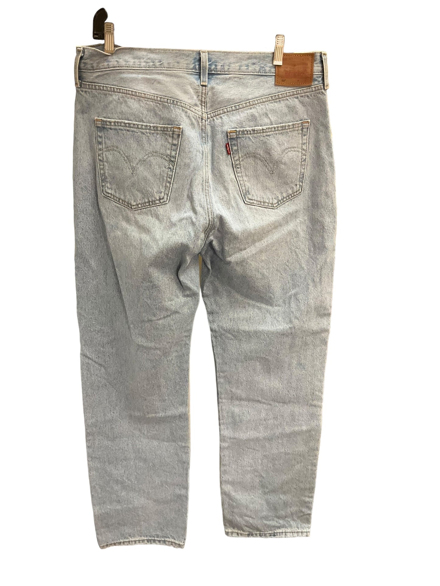 Jeans Straight By Levis In Denim, Size: 12