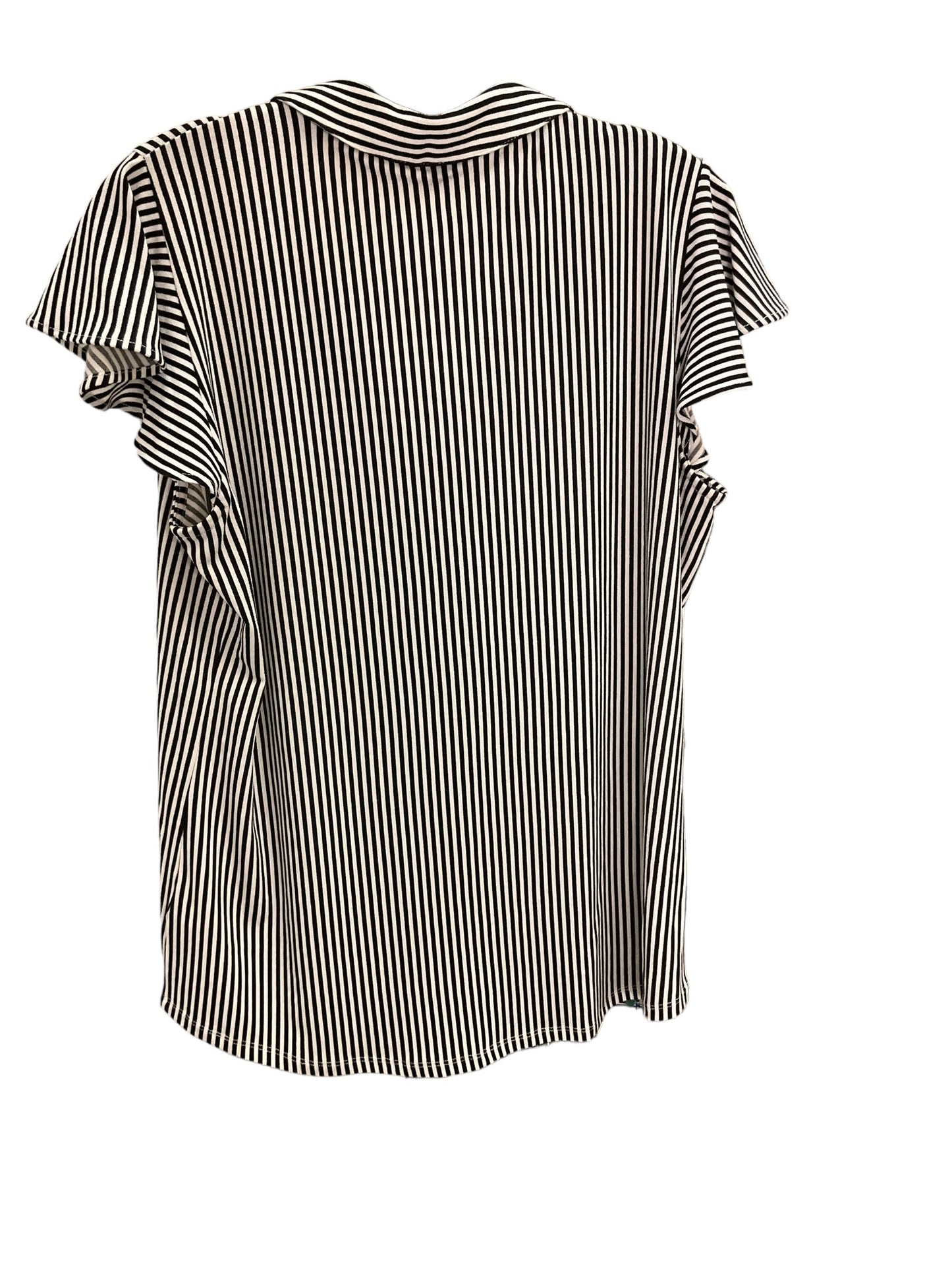 Top Sleeveless By Adrianna Papell In Striped, Size: M