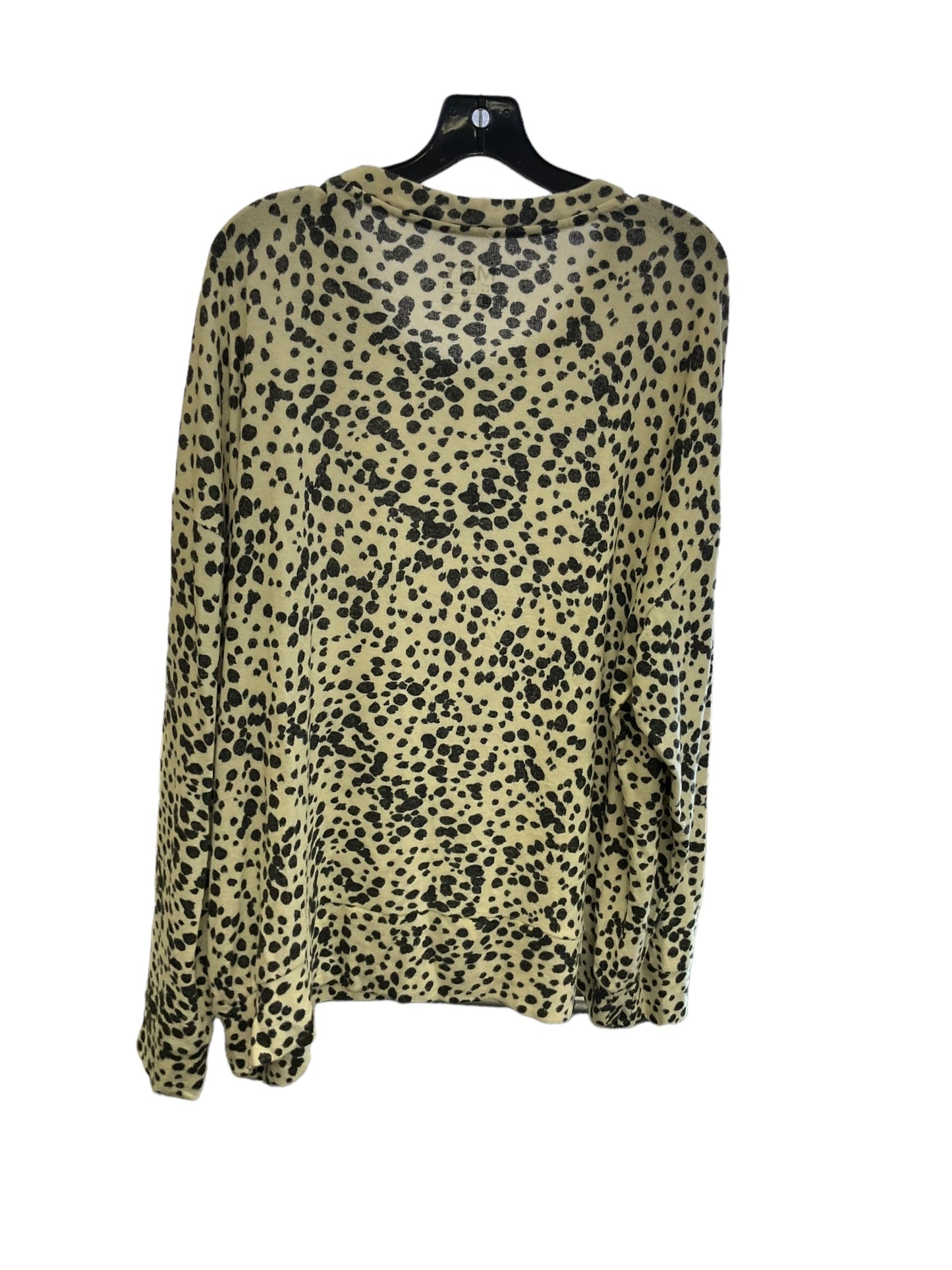 Top Long Sleeve By Marc New York In Animal Print, Size: 3x