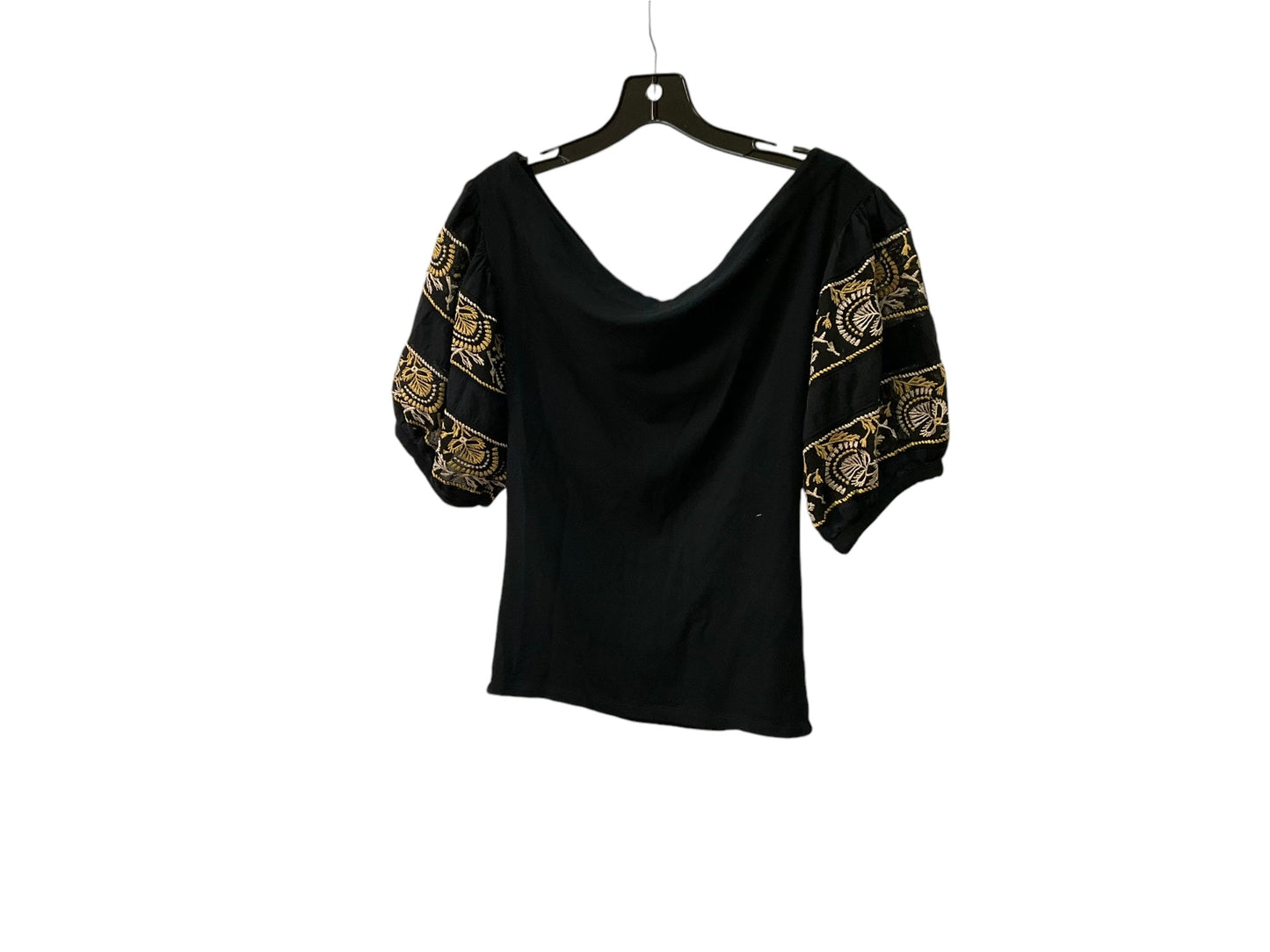 Top Short Sleeve By Free People In Black, Size: S