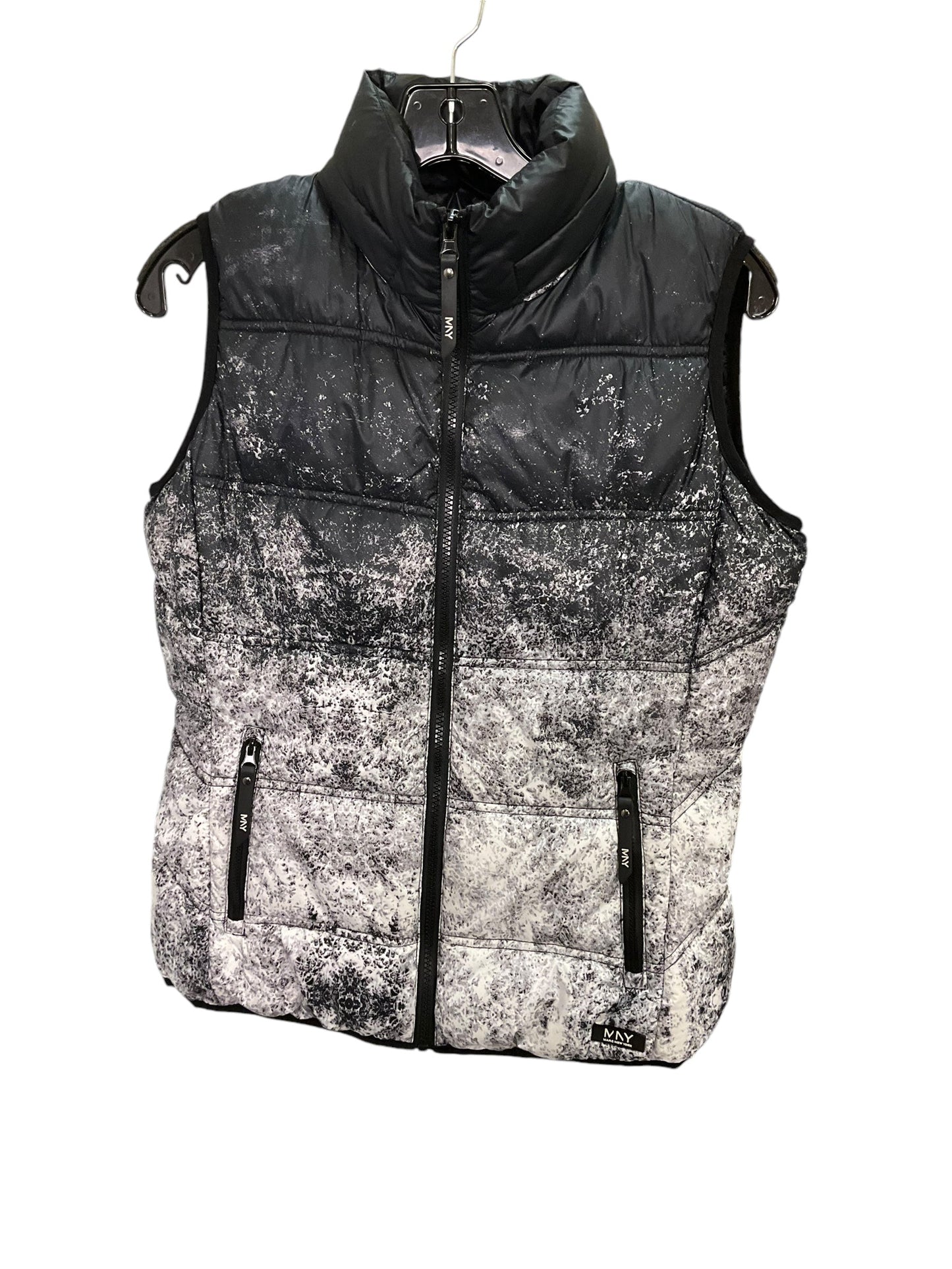 Vest Puffer & Quilted By Marc New York In Black White, Size: S