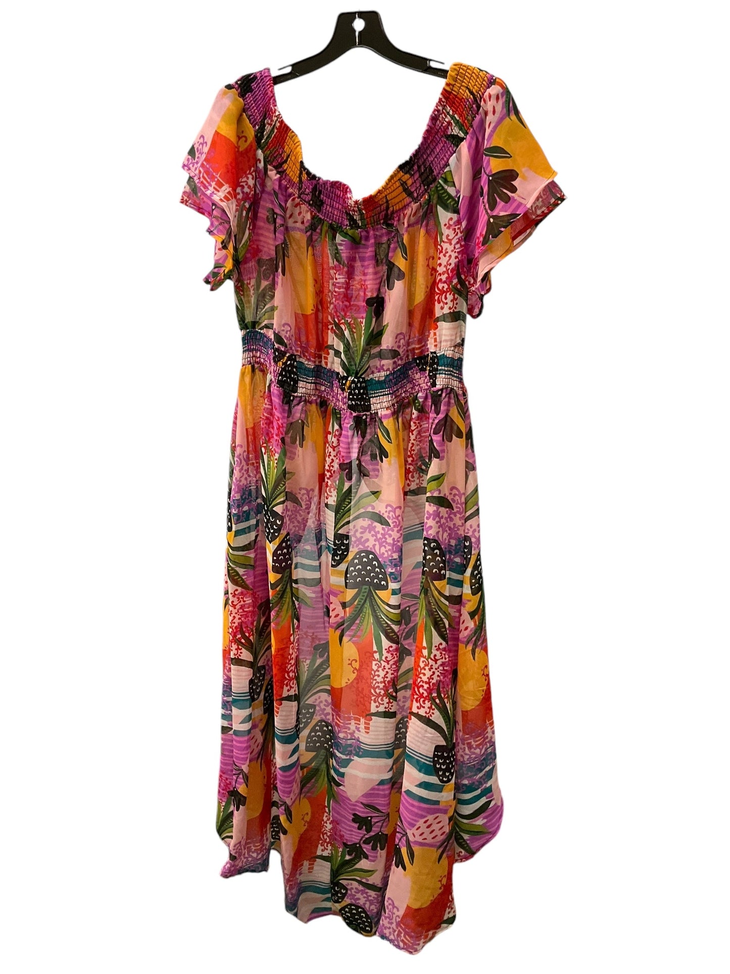 Swim Coverup By Ashley Stewart In Multi-colored, Size: 16