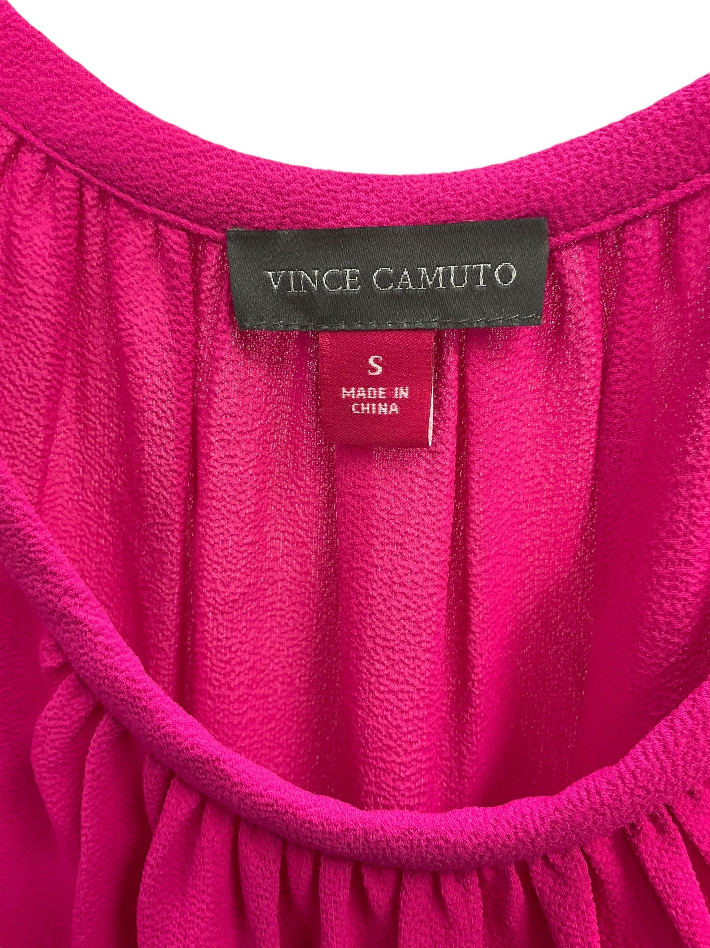 Top 3/4 Sleeve By Vince Camuto In Pink, Size: S