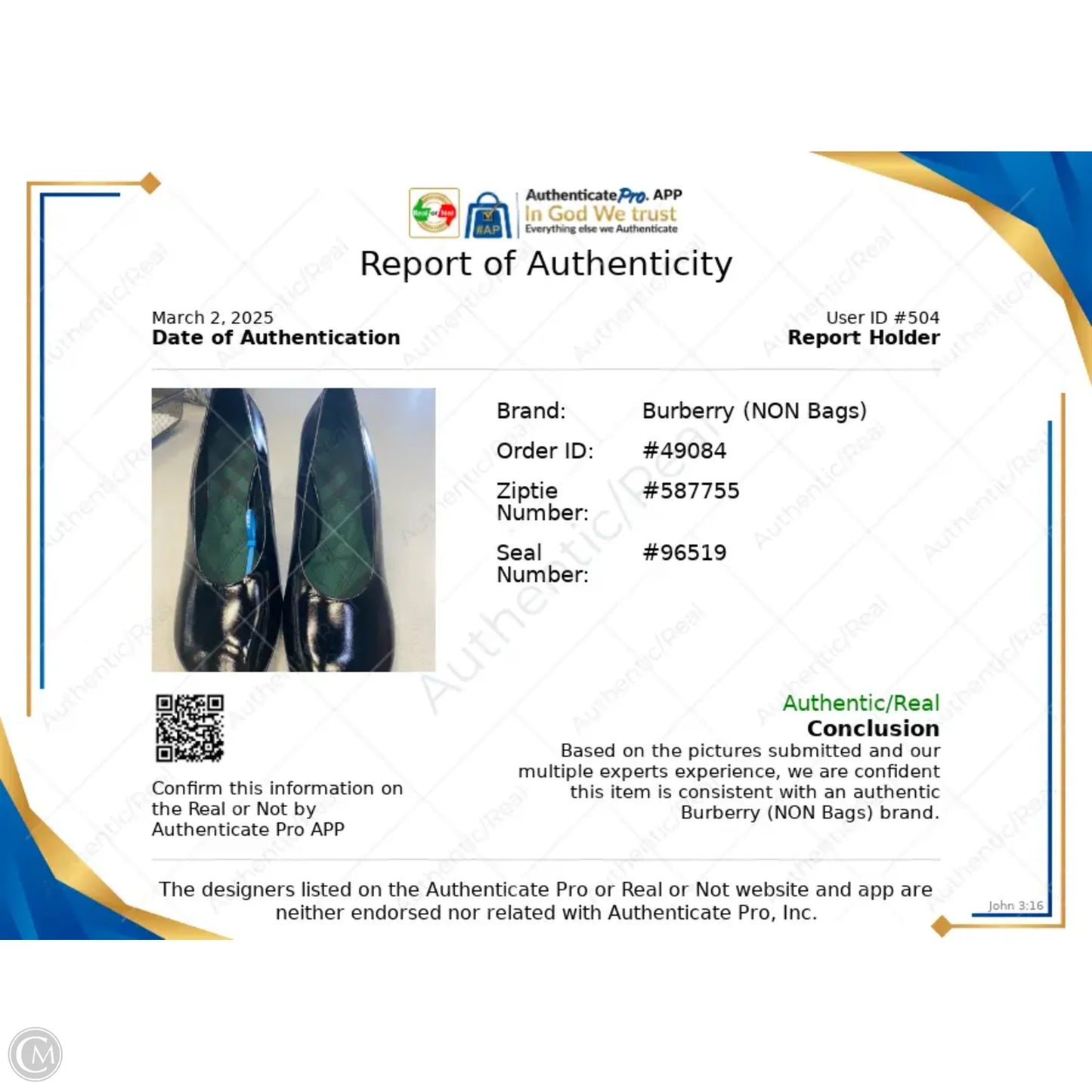 Shoes Luxury Designer By Burberry In Black, Size: 8.5