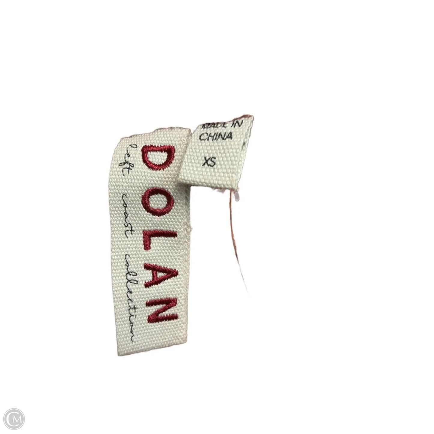 Top Long Sleeve By Dolan Left Coast In Orange, Size: Xs