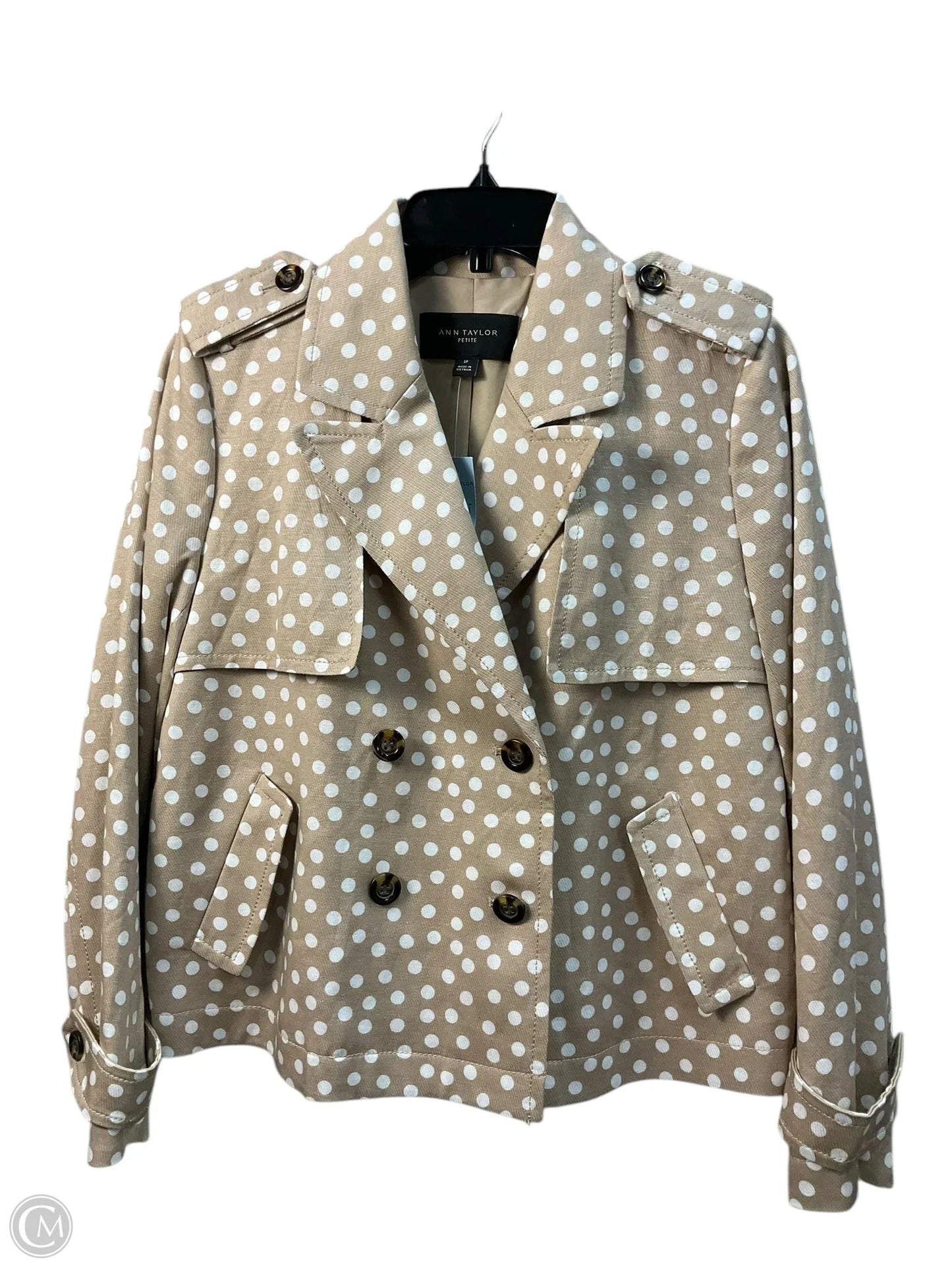 Jacket Other By Ann Taylor In Beige, Size: S