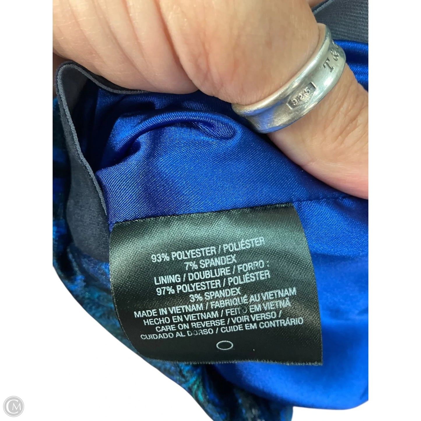 Jacket Other By T Tahari In Blue, Size: S