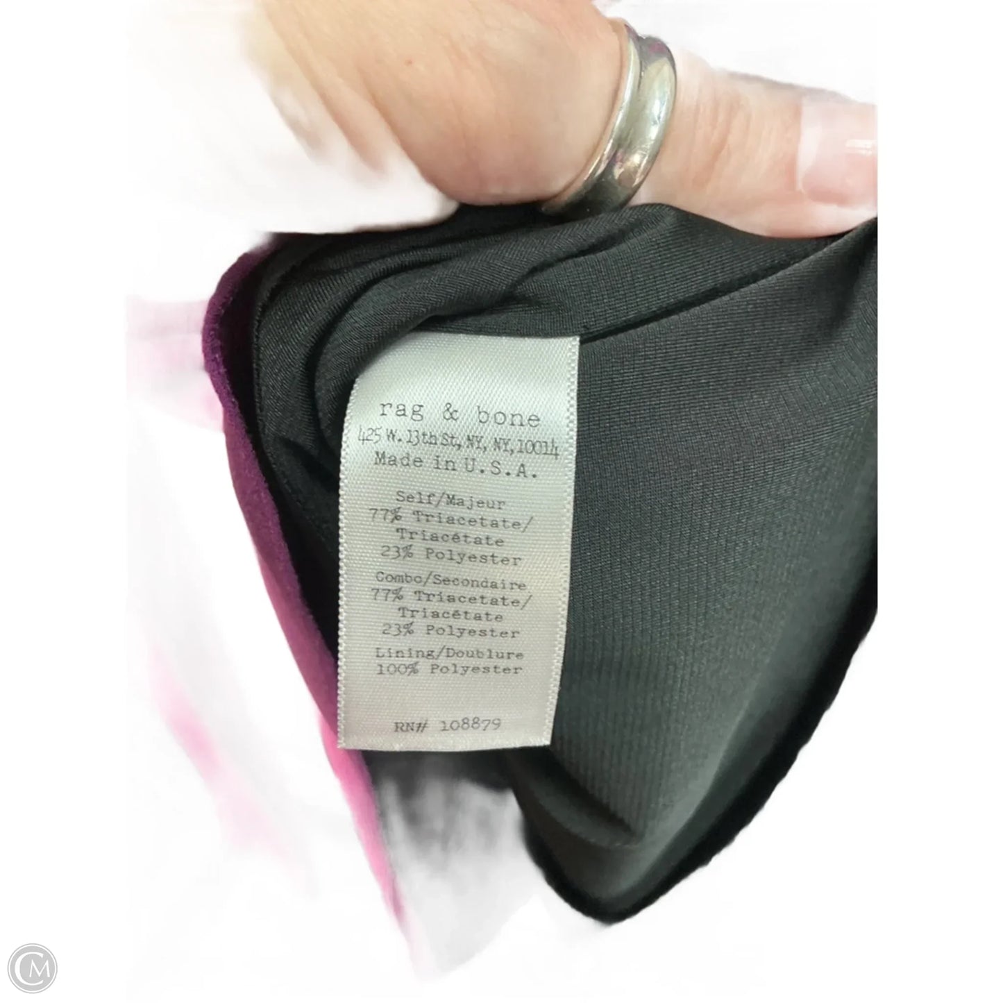 Top Long Sleeve By Rag And Bone In Maroon, Size: S