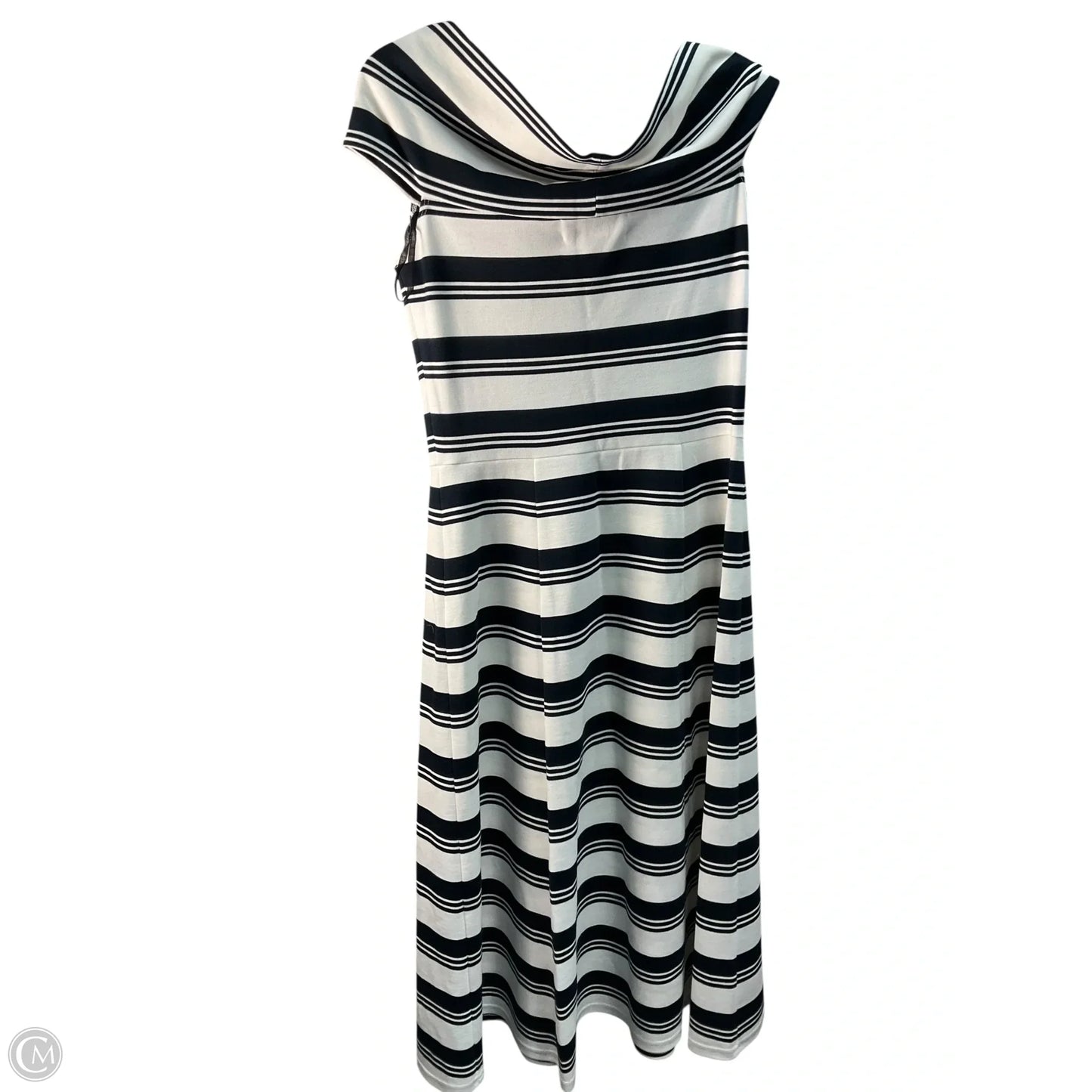 Dress Designer By Derek Lam In Blue & Cream, Size: M