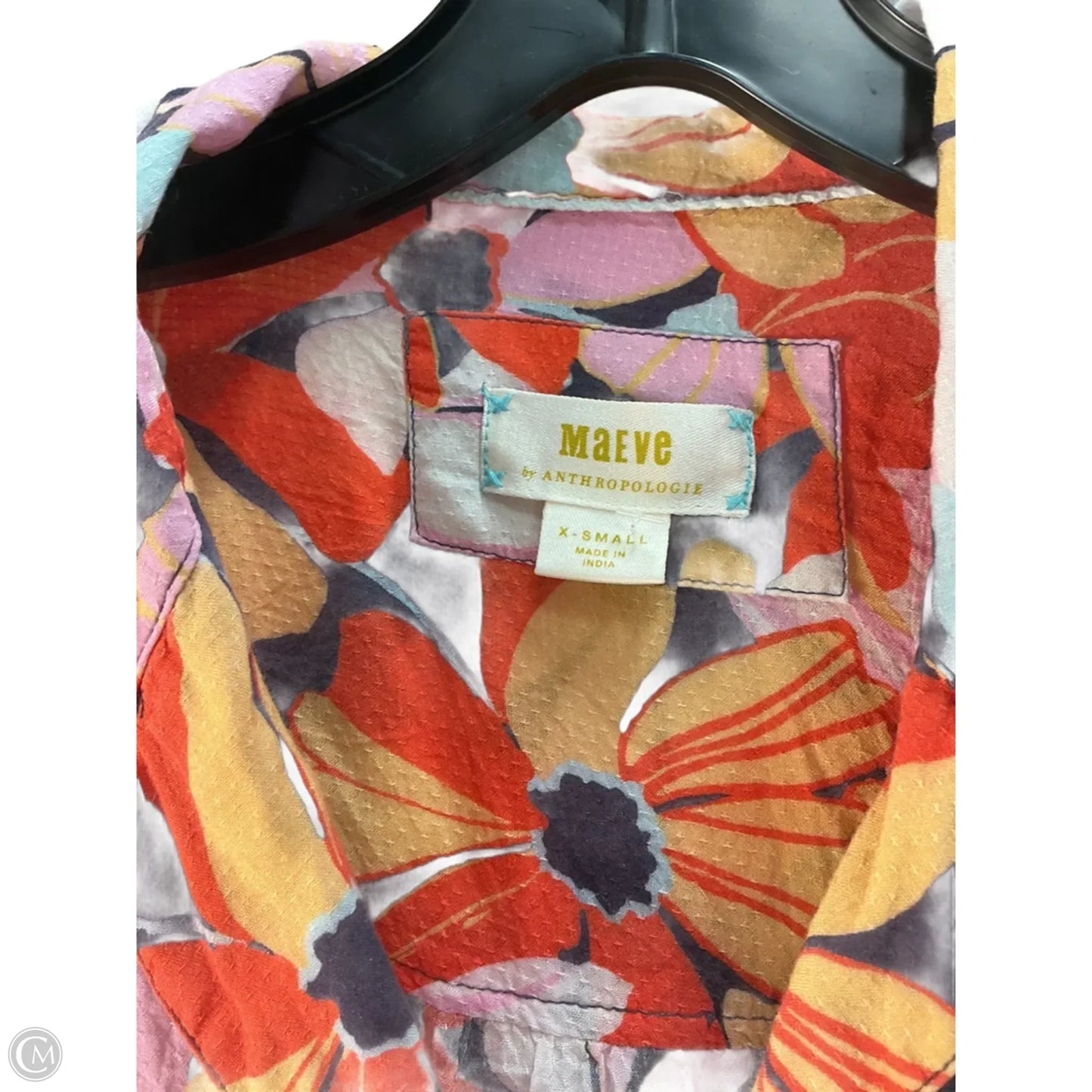 Top Long Sleeve By Maeve In Floral Print, Size: Xs