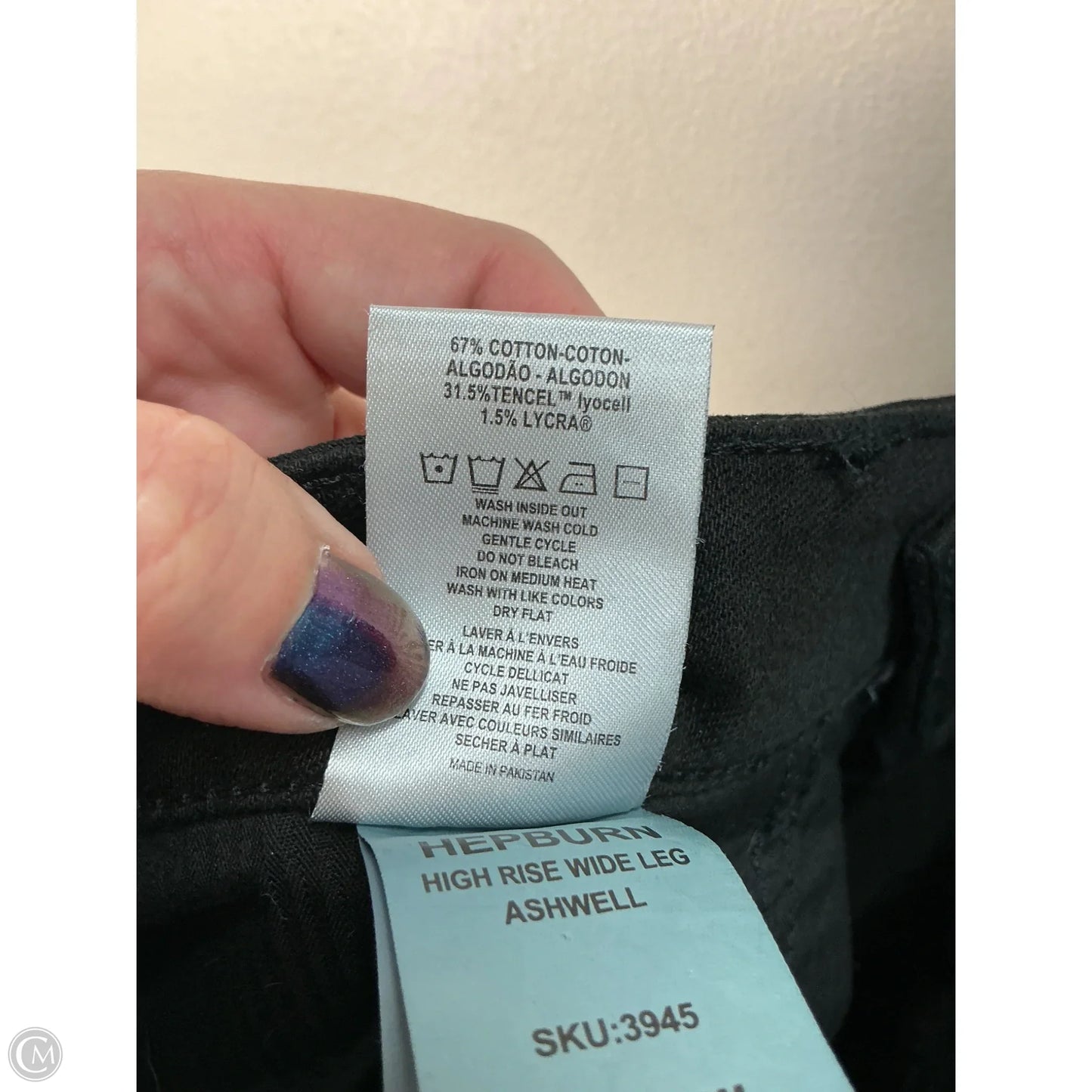 Jeans Flared By Dl1961 In Black, Size: 6