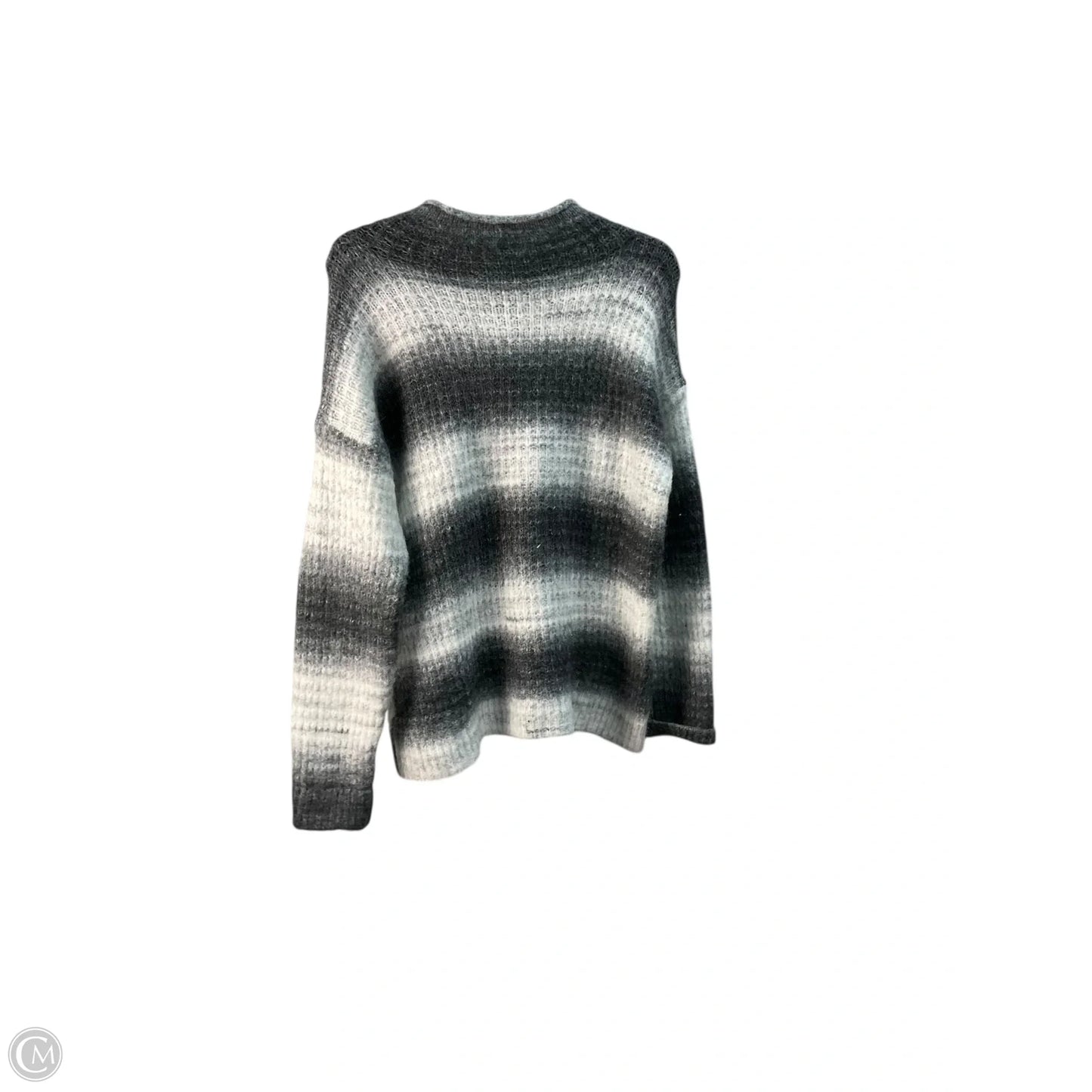 Sweater By Vince Camuto In Grey & White, Size: M