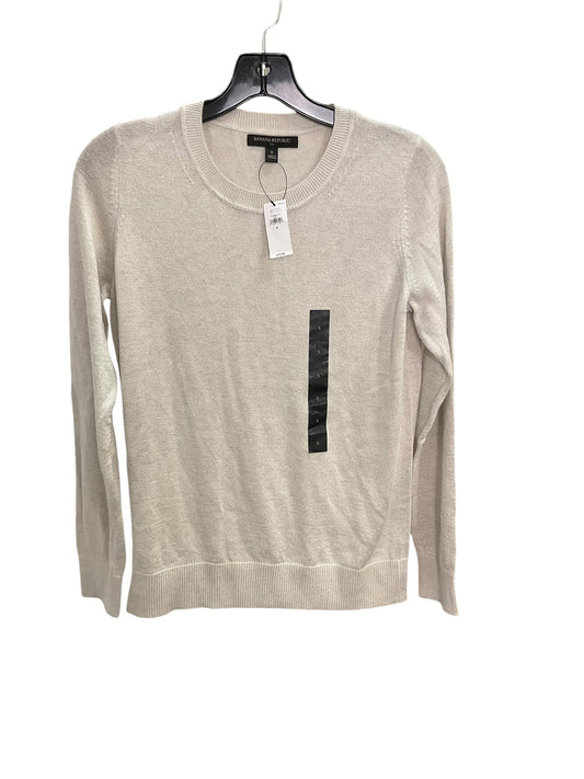 Sweater By Banana Republic In Ivory, Size: S